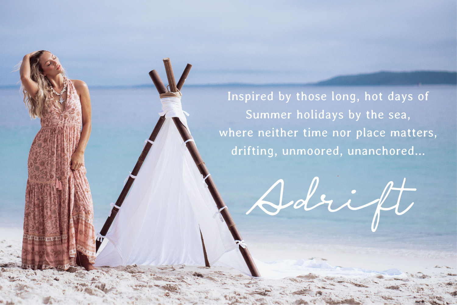 Get swept away by our latest collection, ADRIFT 🐚