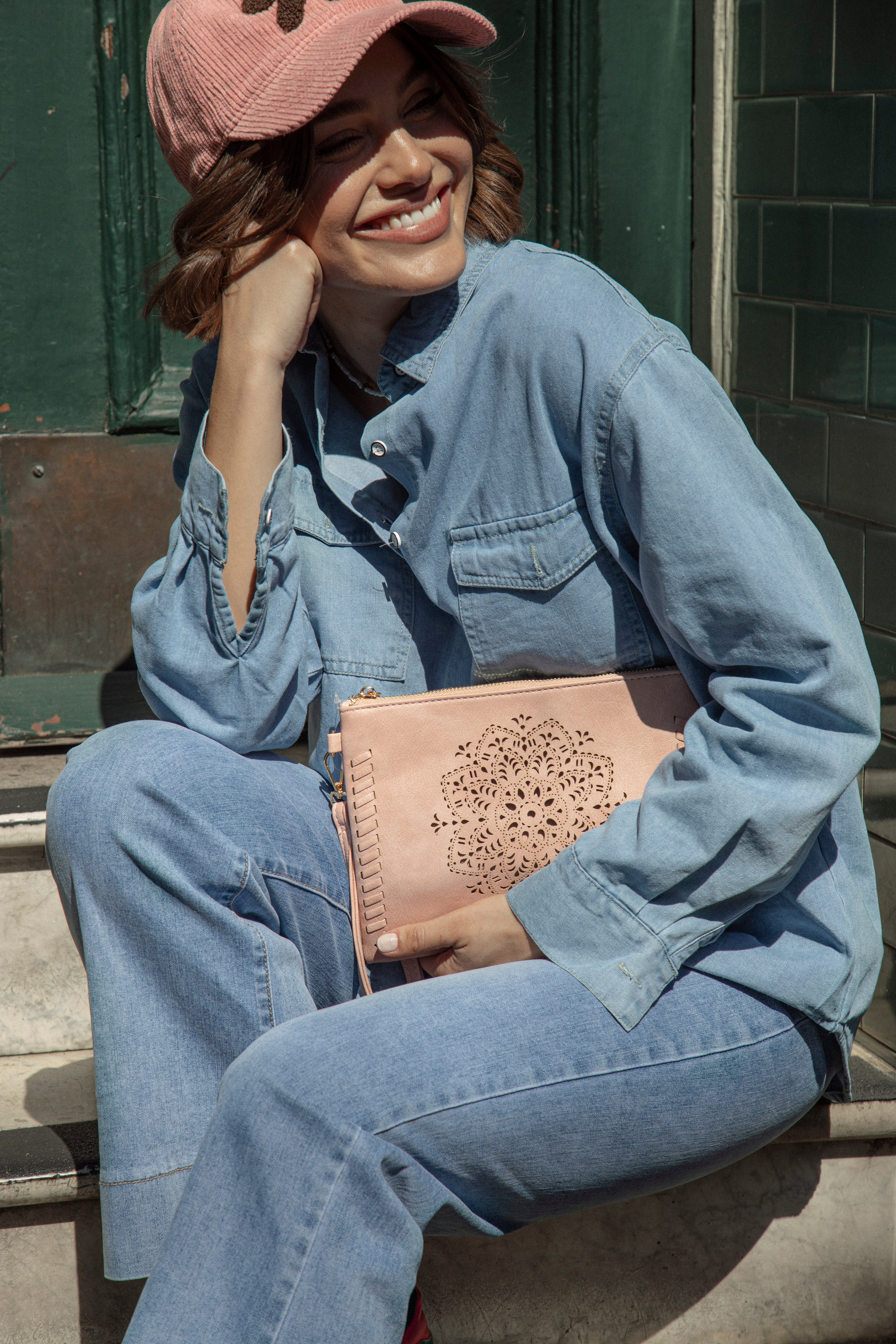 Free Spirit Clutch - Blush