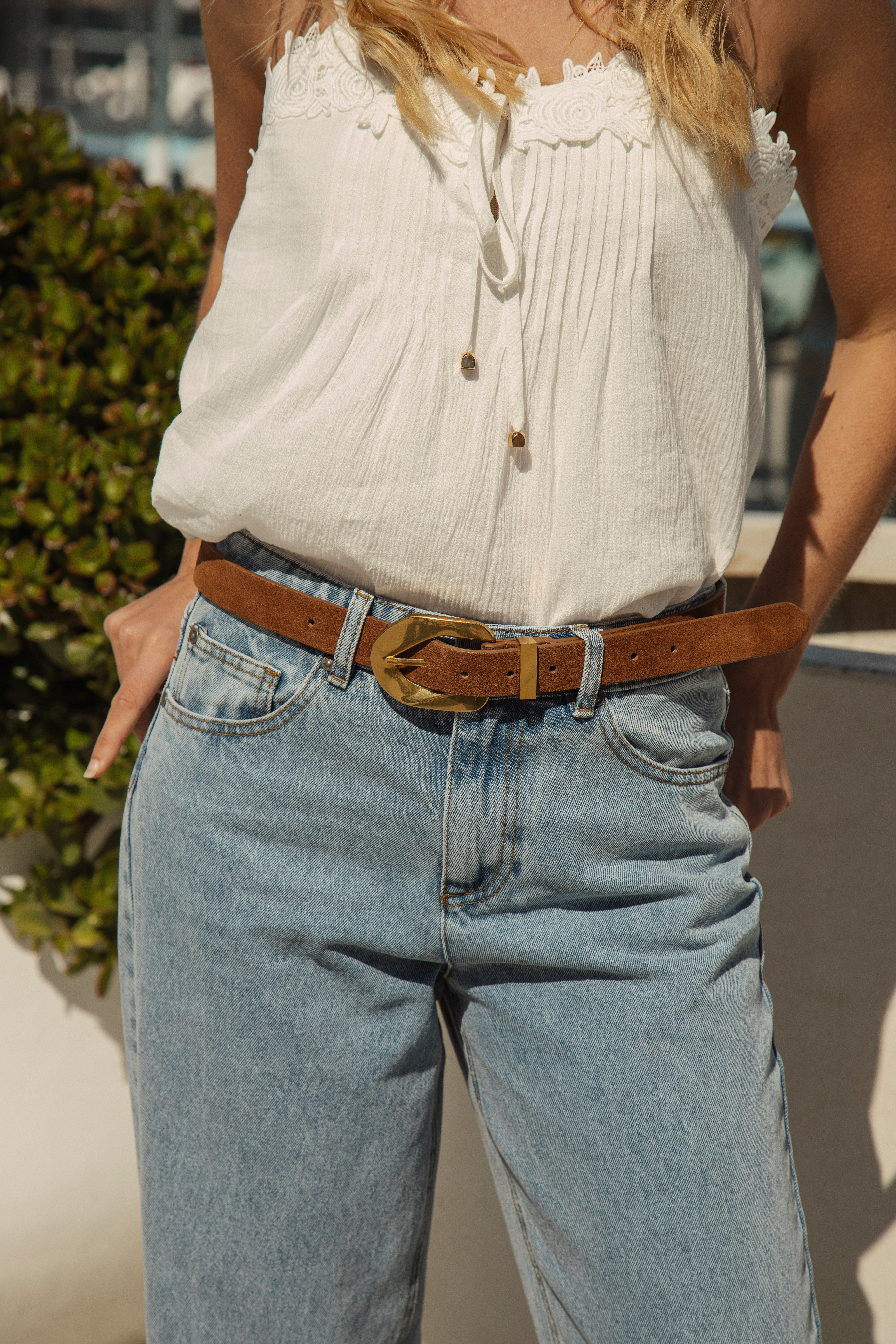 Marli Suede Belt