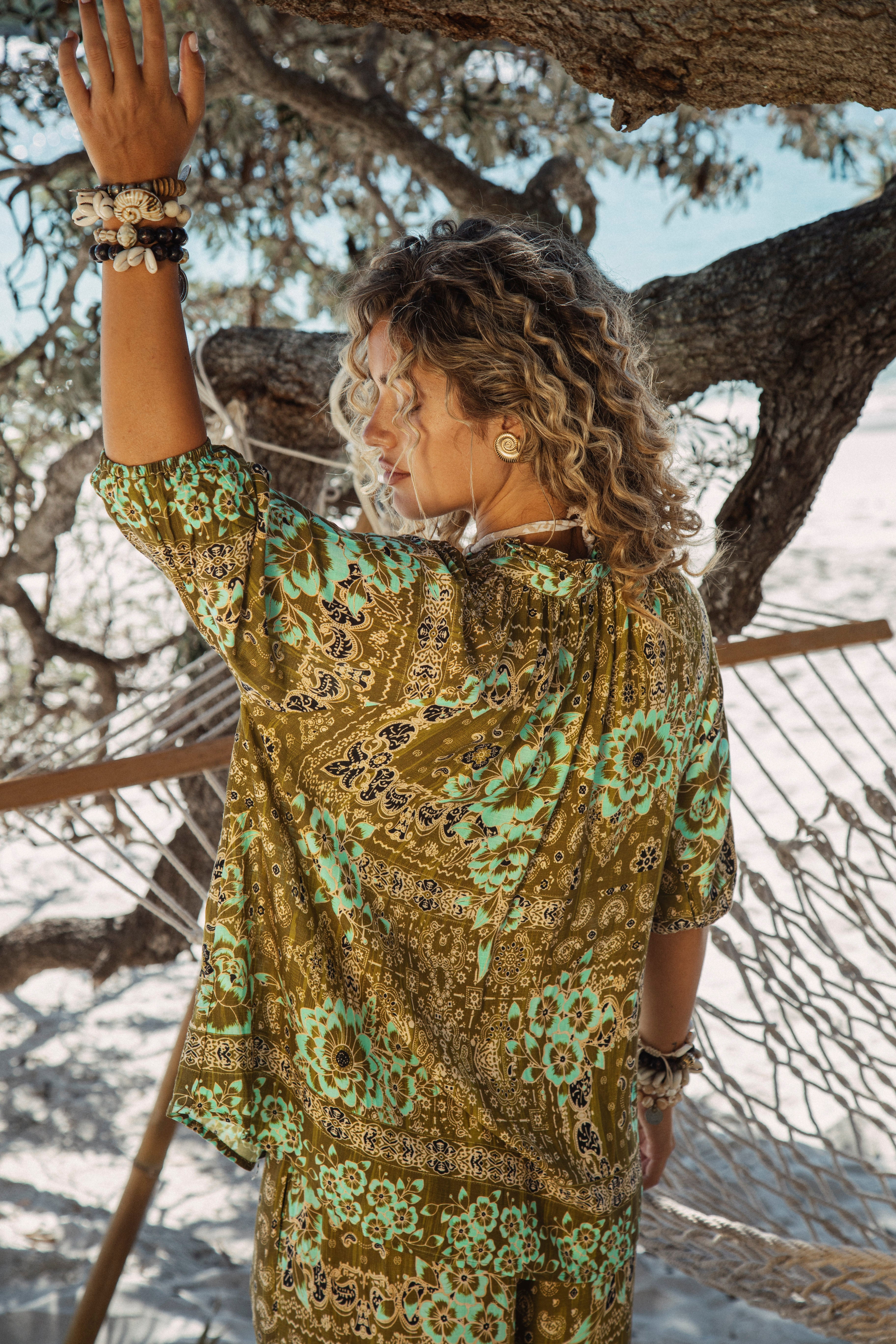 Paradise Found Blouse Rear View