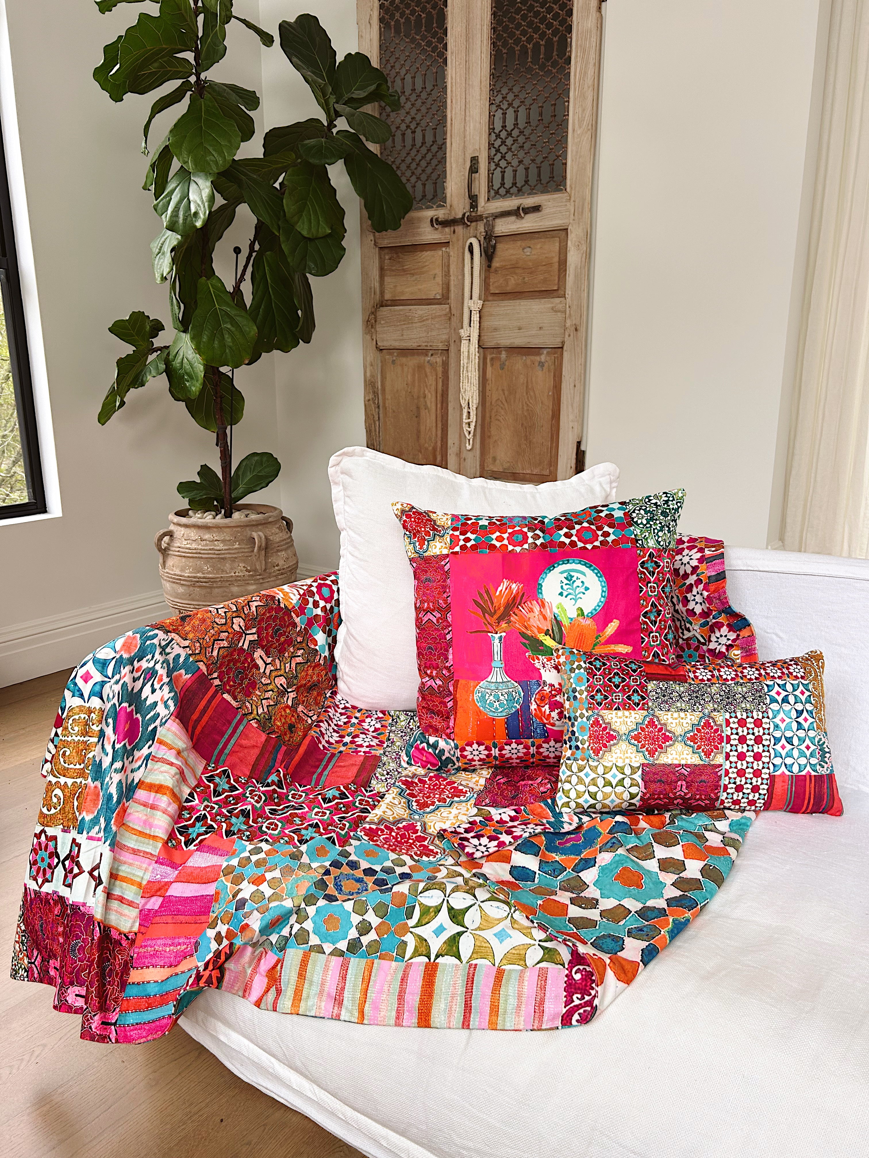 Velvet Throw - Wildflower