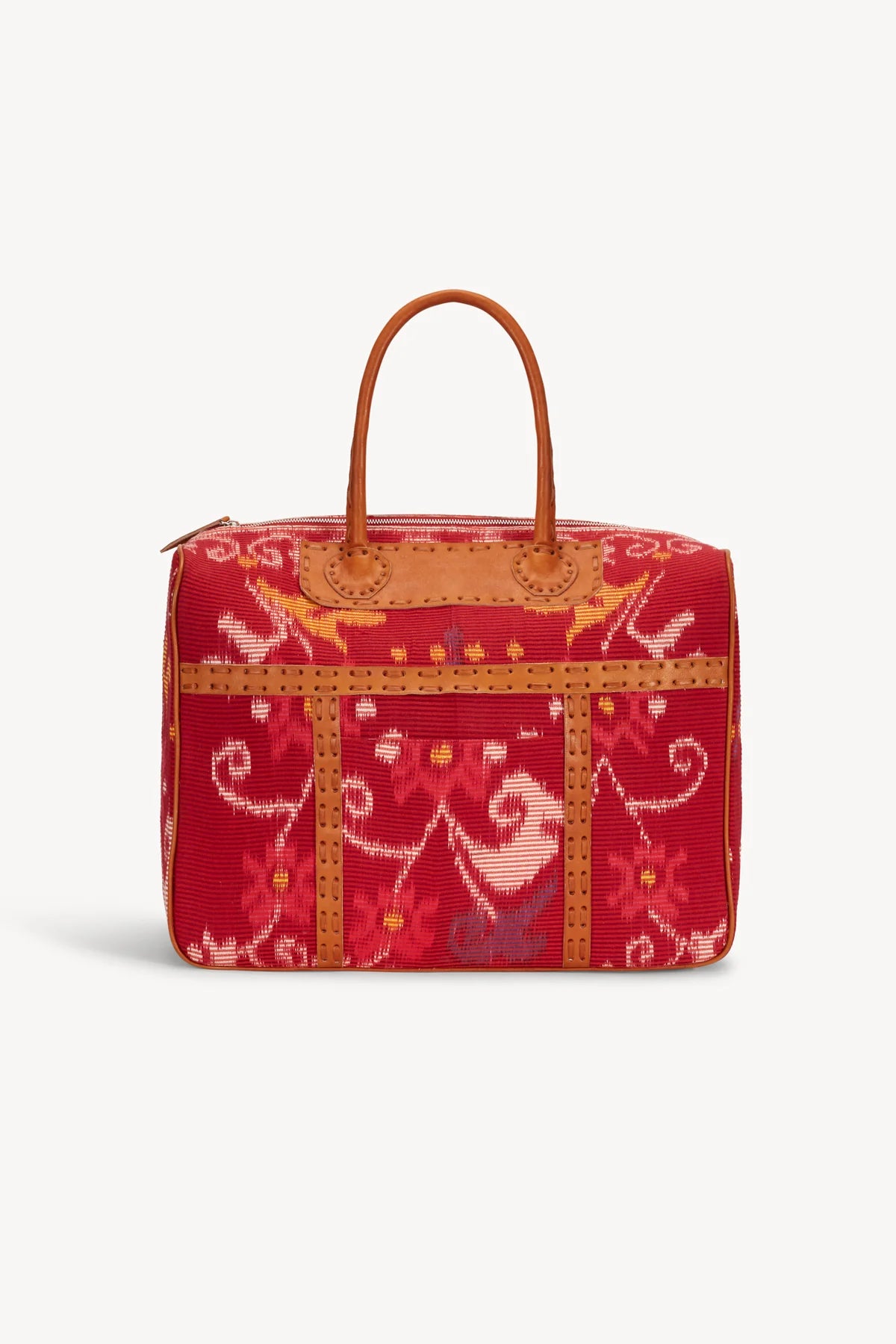 Rhea Overnight Bag Red/Camel
