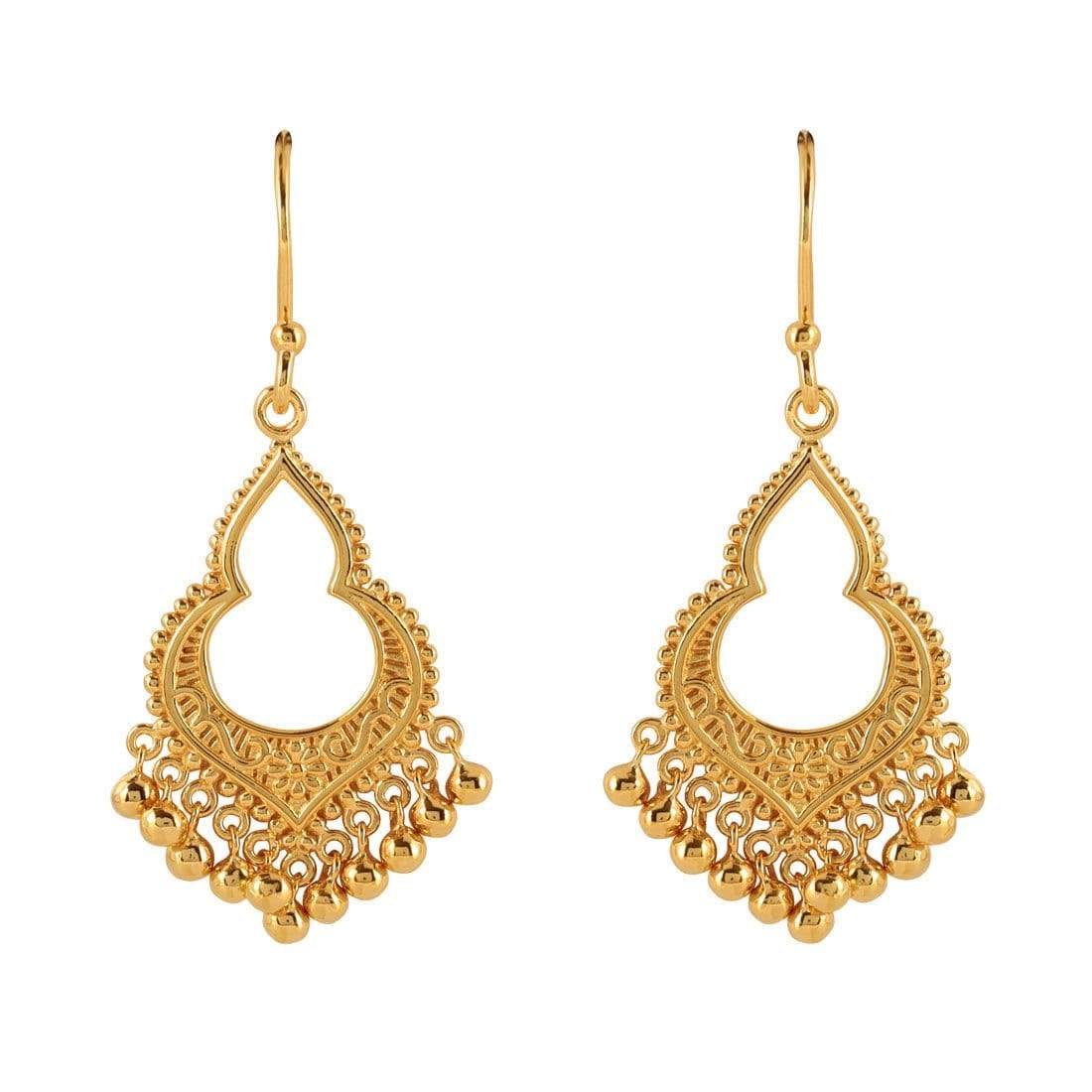 Midsummer Star Gold Mahaweli Charm Earrings