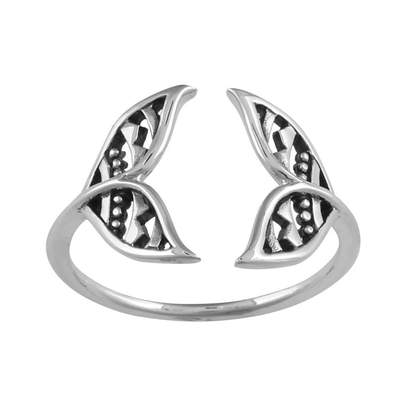 R757 - Twin Mandala Tail Ring