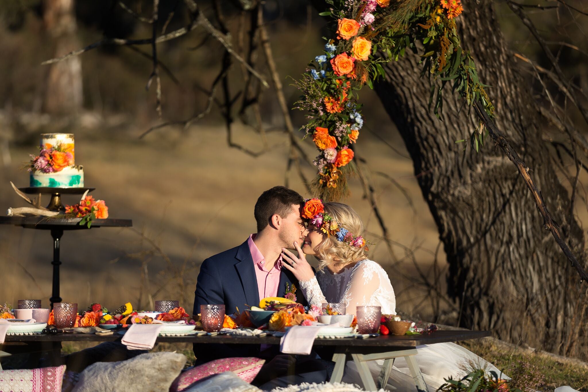 The Bohemian Bride - Bright and beautiful wedding inspiration with a Blue Mountains twist