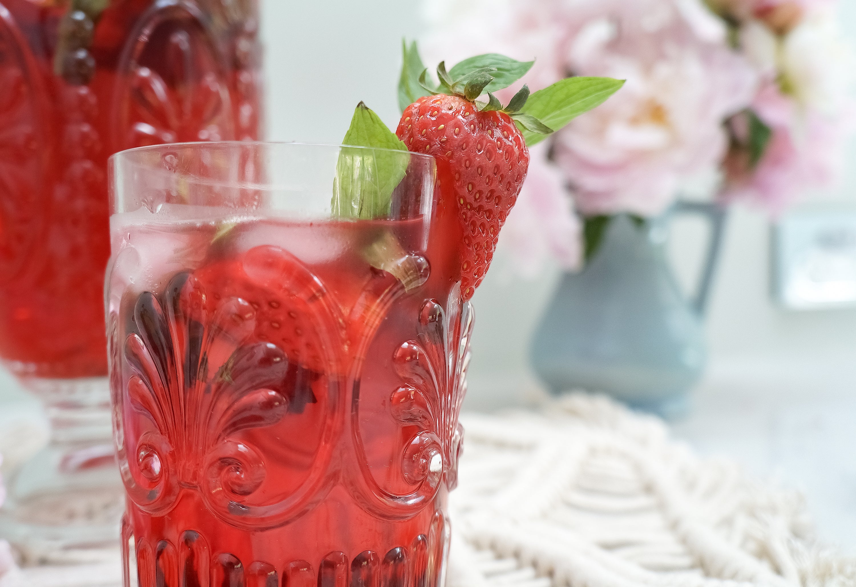 The Bella Boheme Cranberry and Rosehip Iced tea recipe by Bodhi Organic Teas
