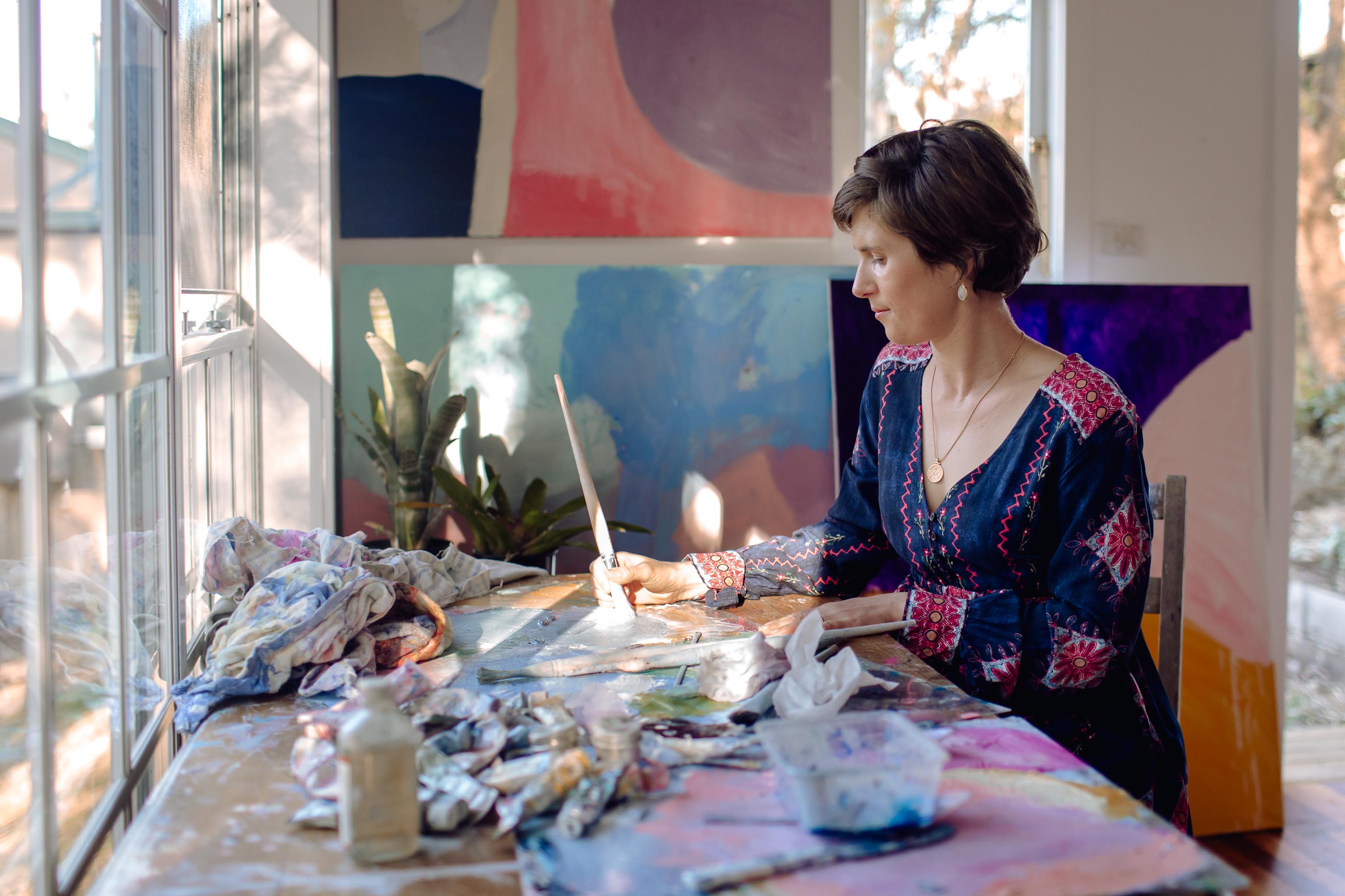 Our visit to the studio of Artist Pip Beauvoir