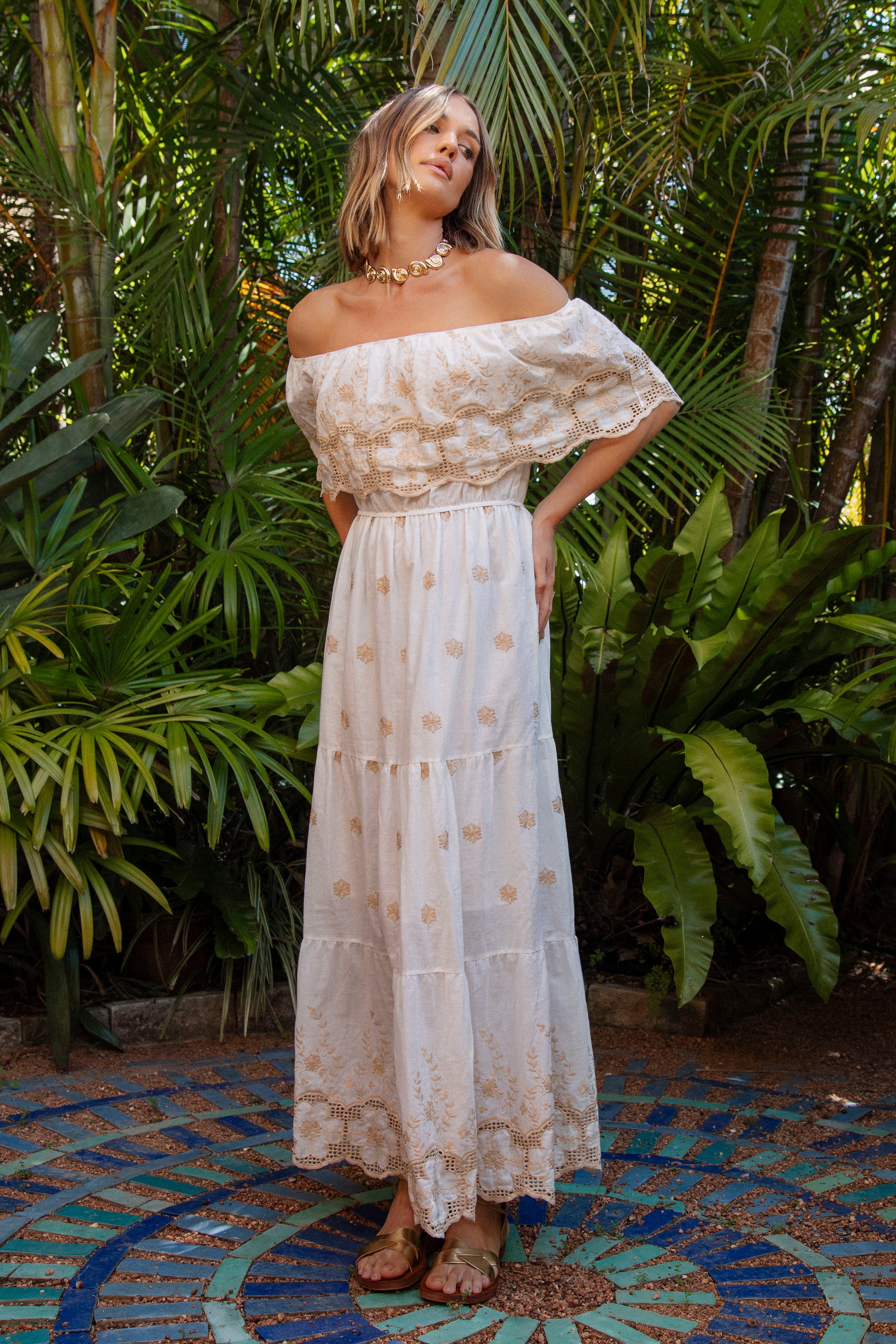Festiva Gown - White