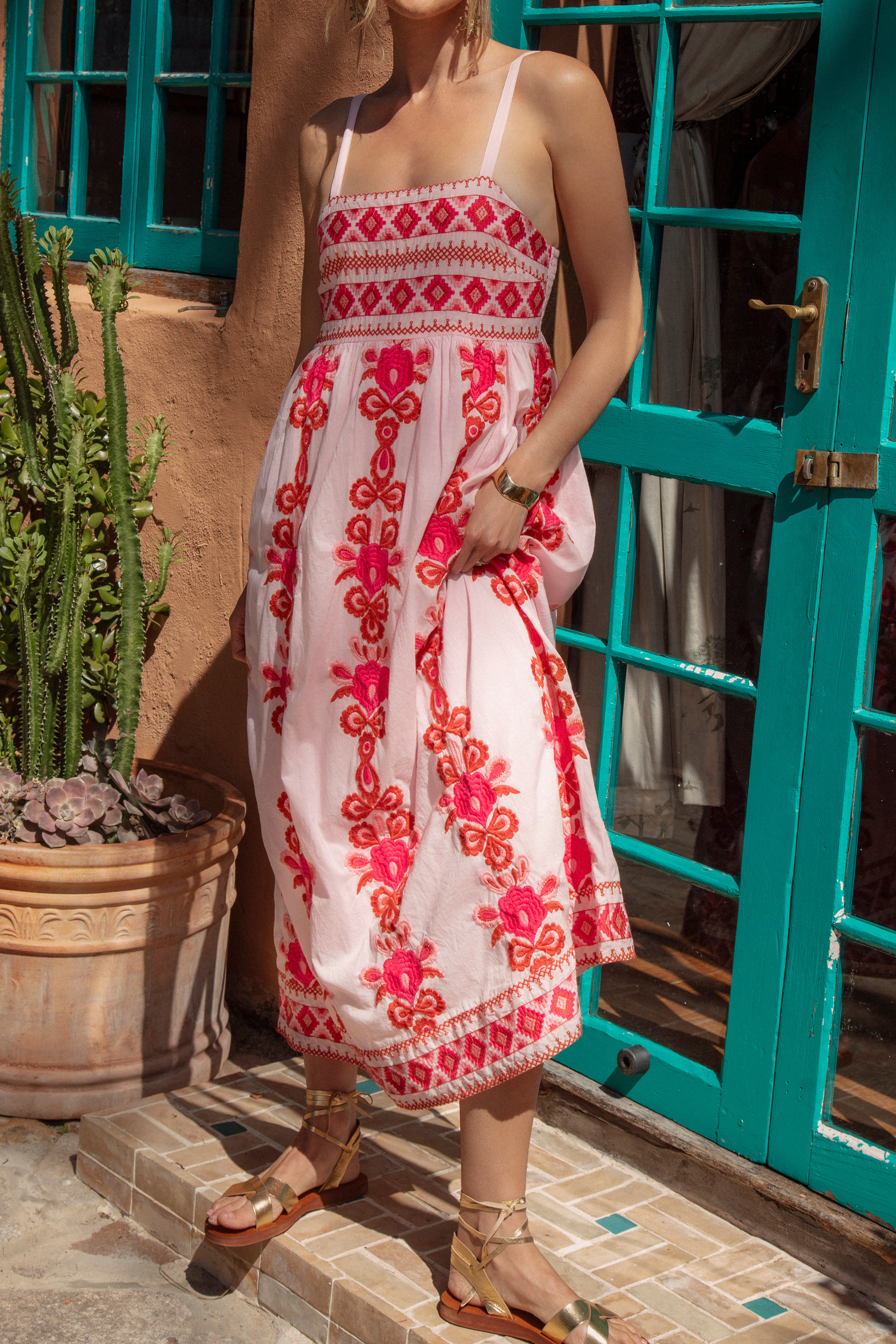 Cantina Embroidered Sundress