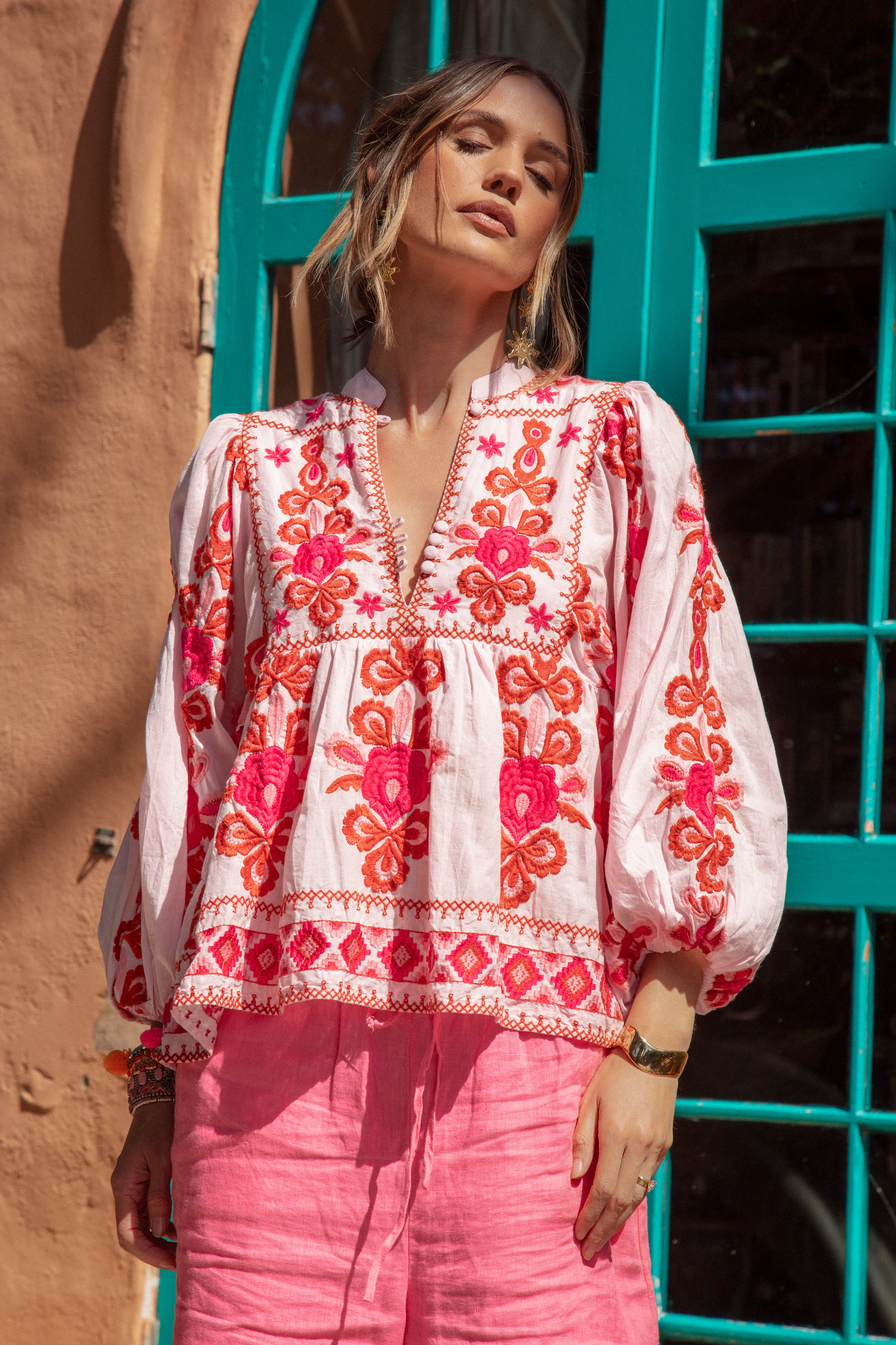 Cantina Embroidered Blouse