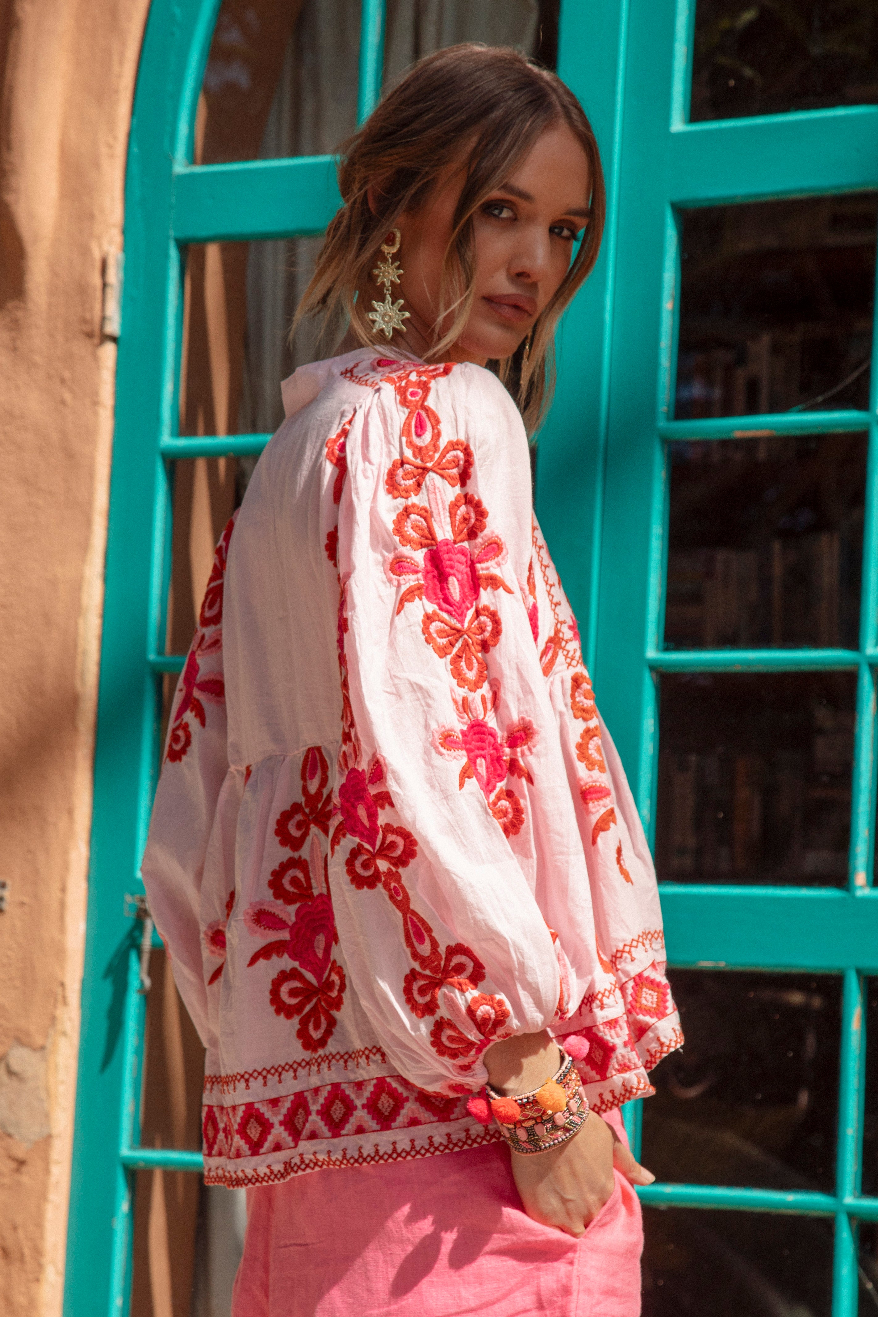 Cantina Embroidered Blouse