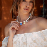 Nautical Pearl Necklace