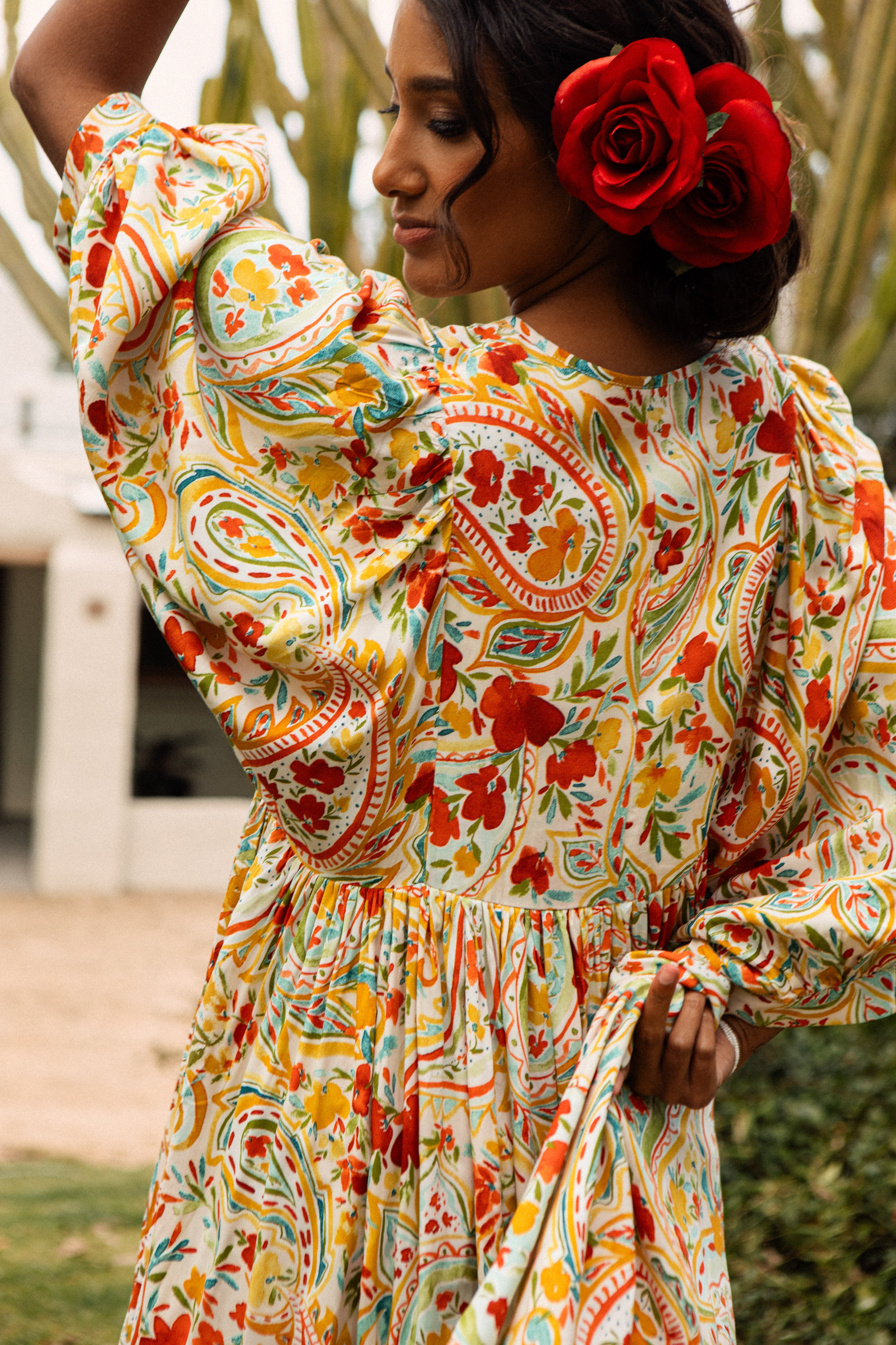 Sofia Midi Dress - Salsa