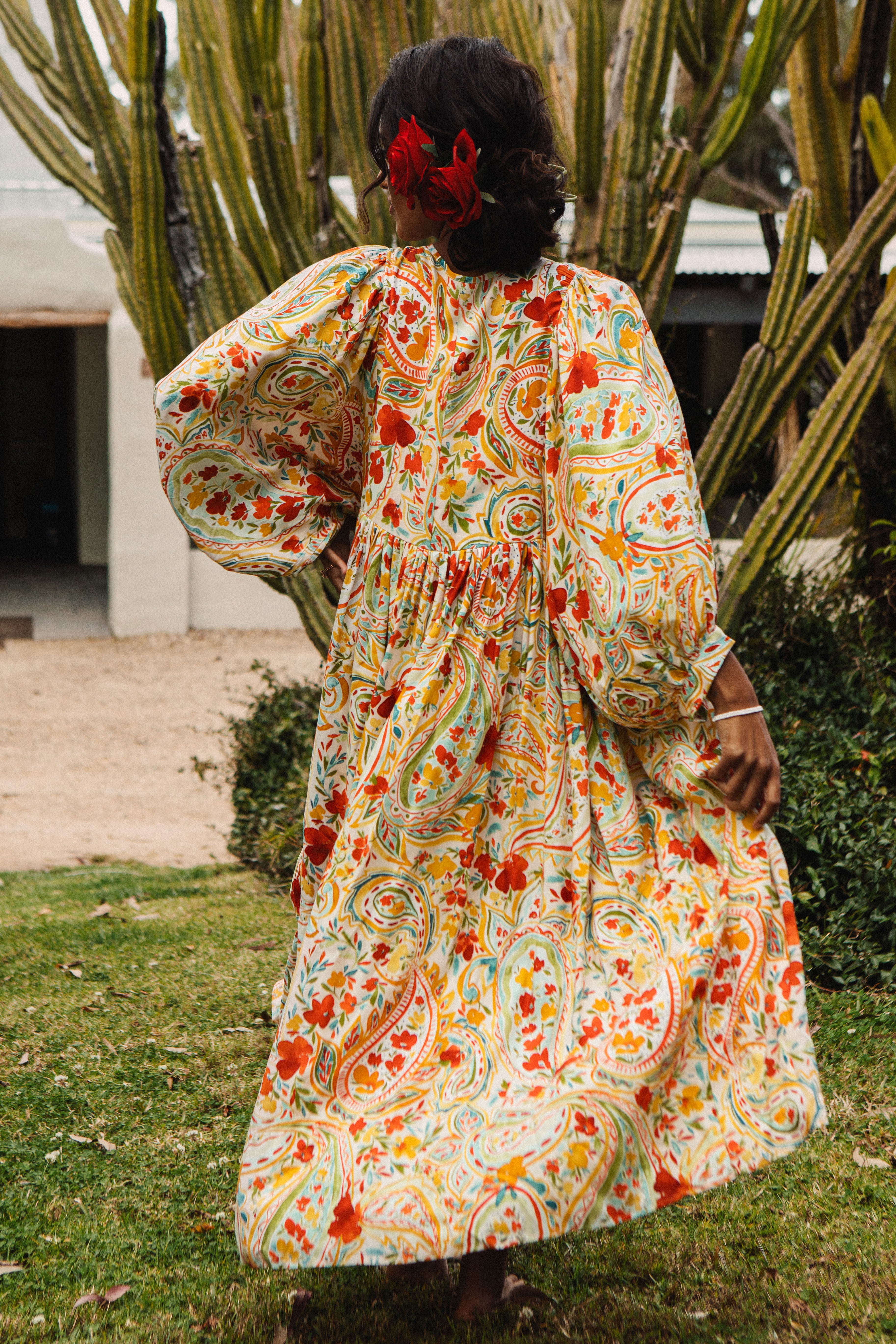 Sofia Midi Dress - Salsa