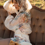 Città Lace Head Scarf in Cream