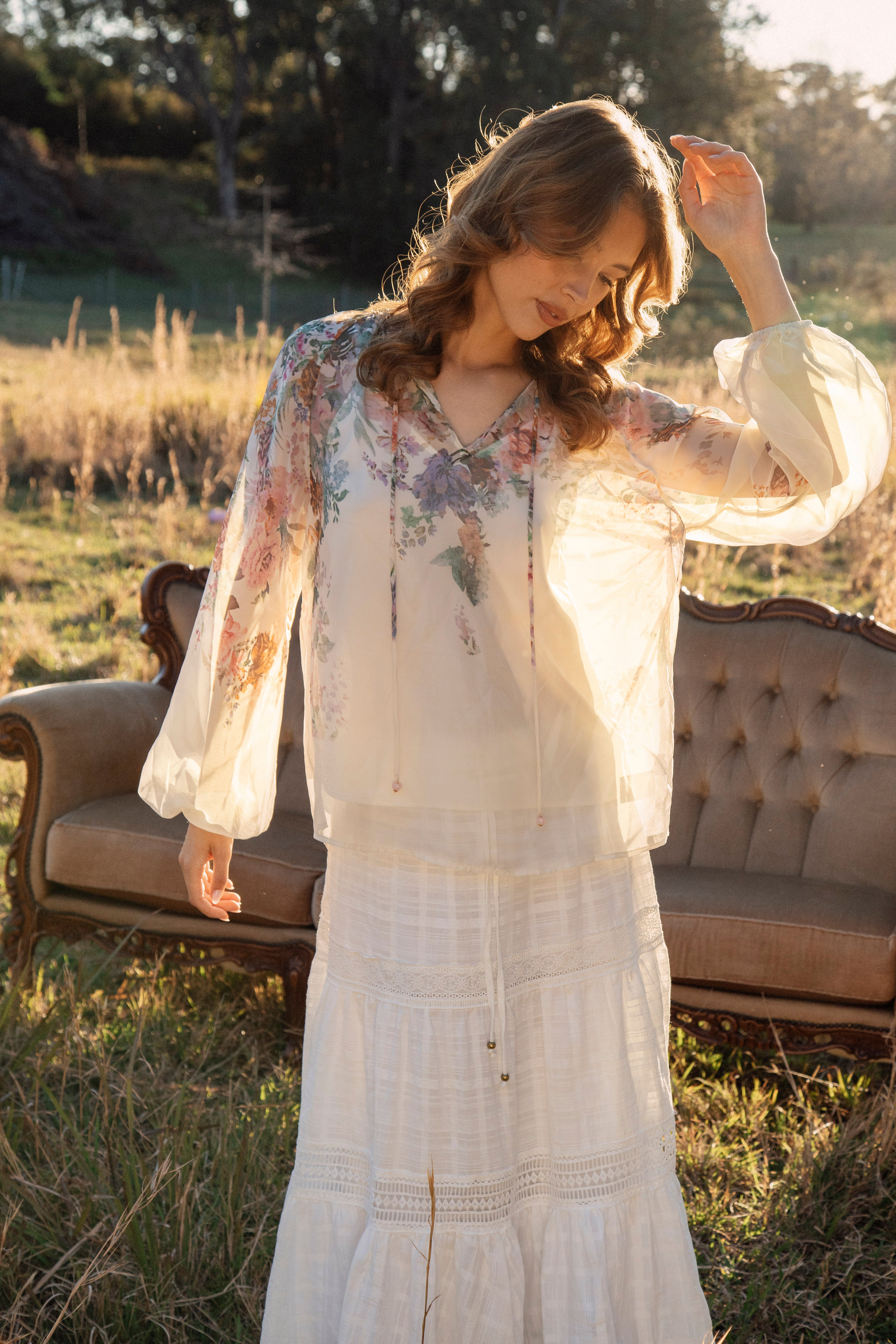 Giselle Blouse - Meadow