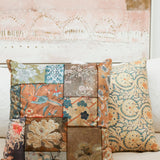 Velvet Cushion Square - Faded Grandeur