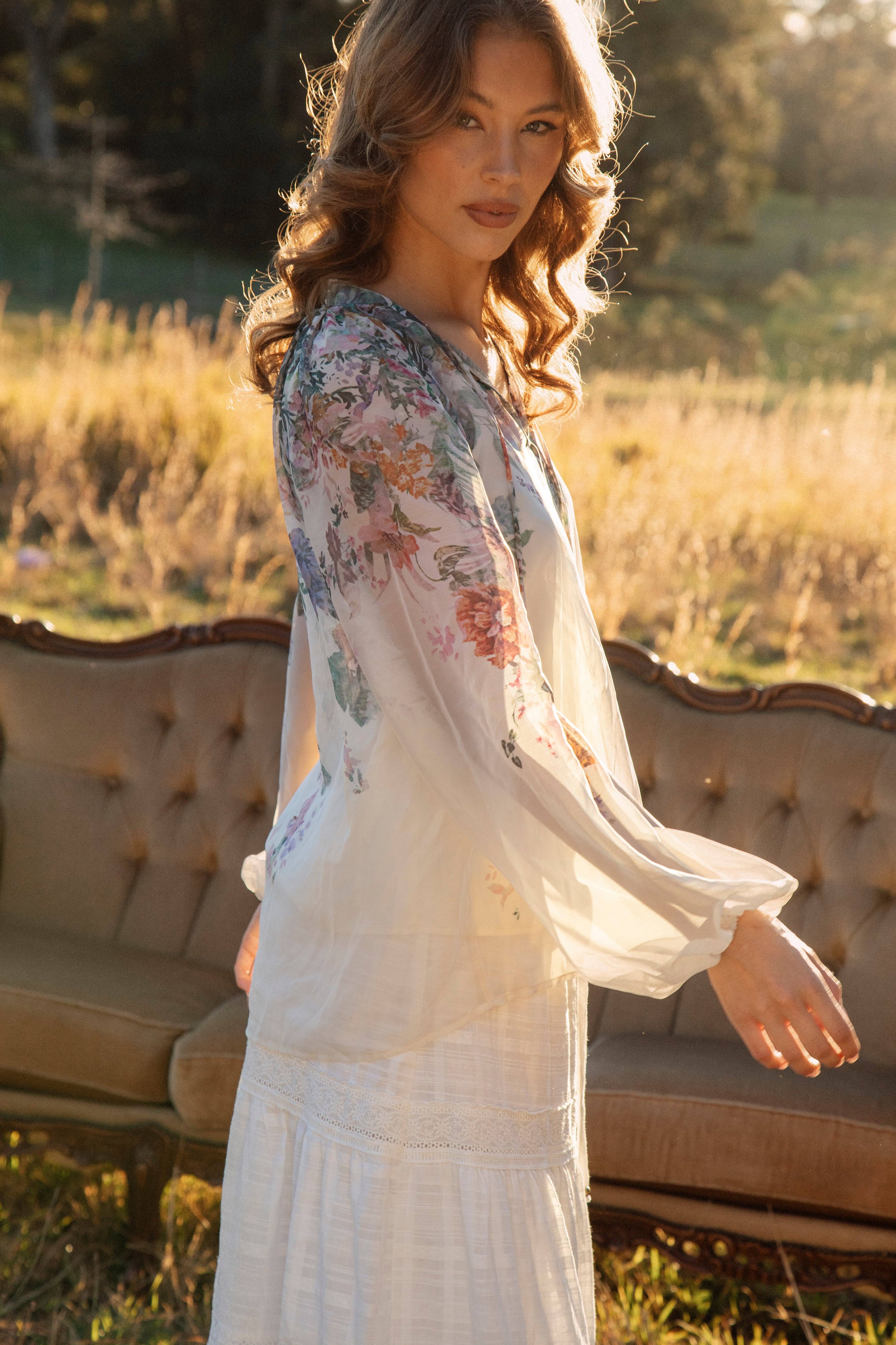 Giselle Blouse - Meadow