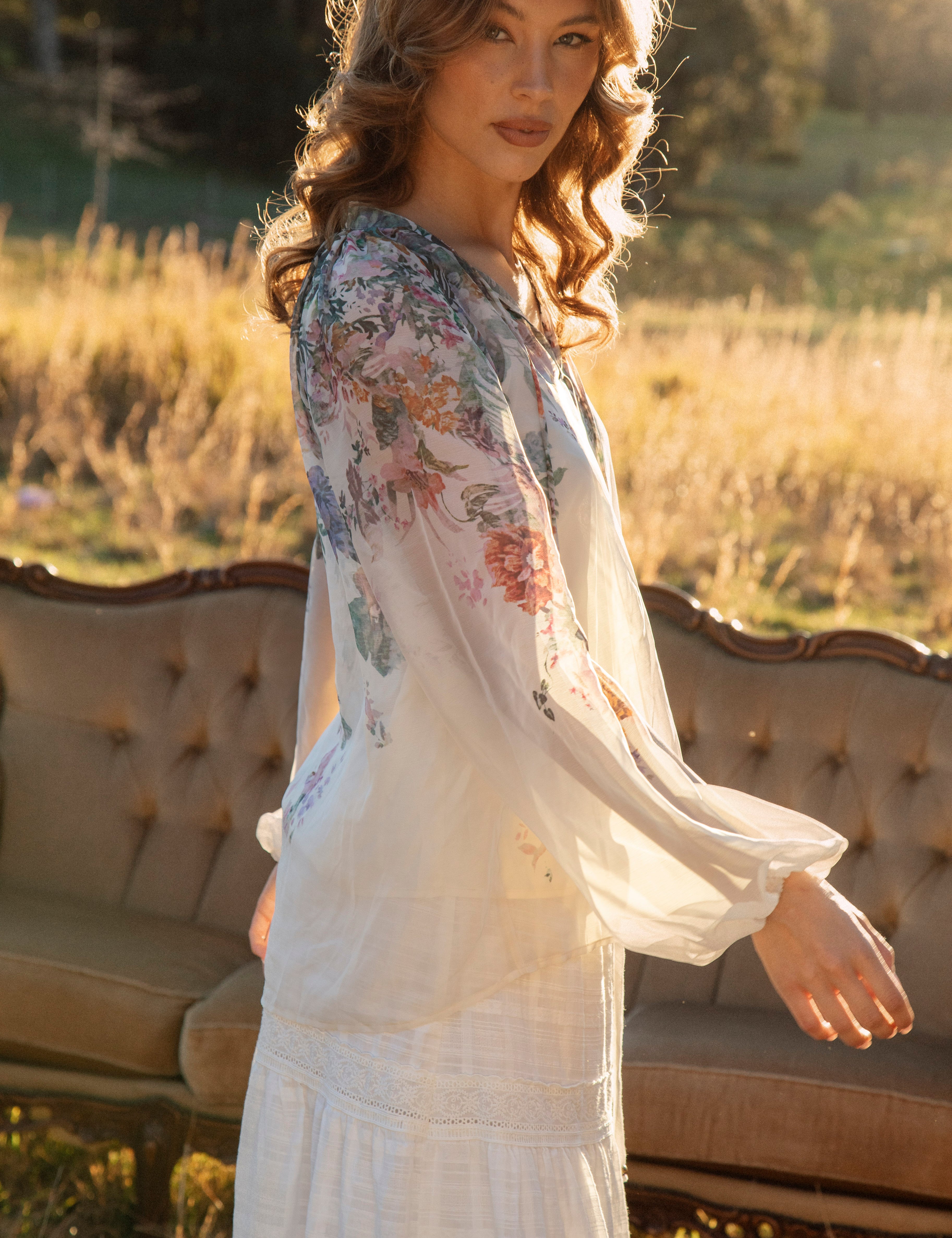 Giselle Blouse - Meadow
