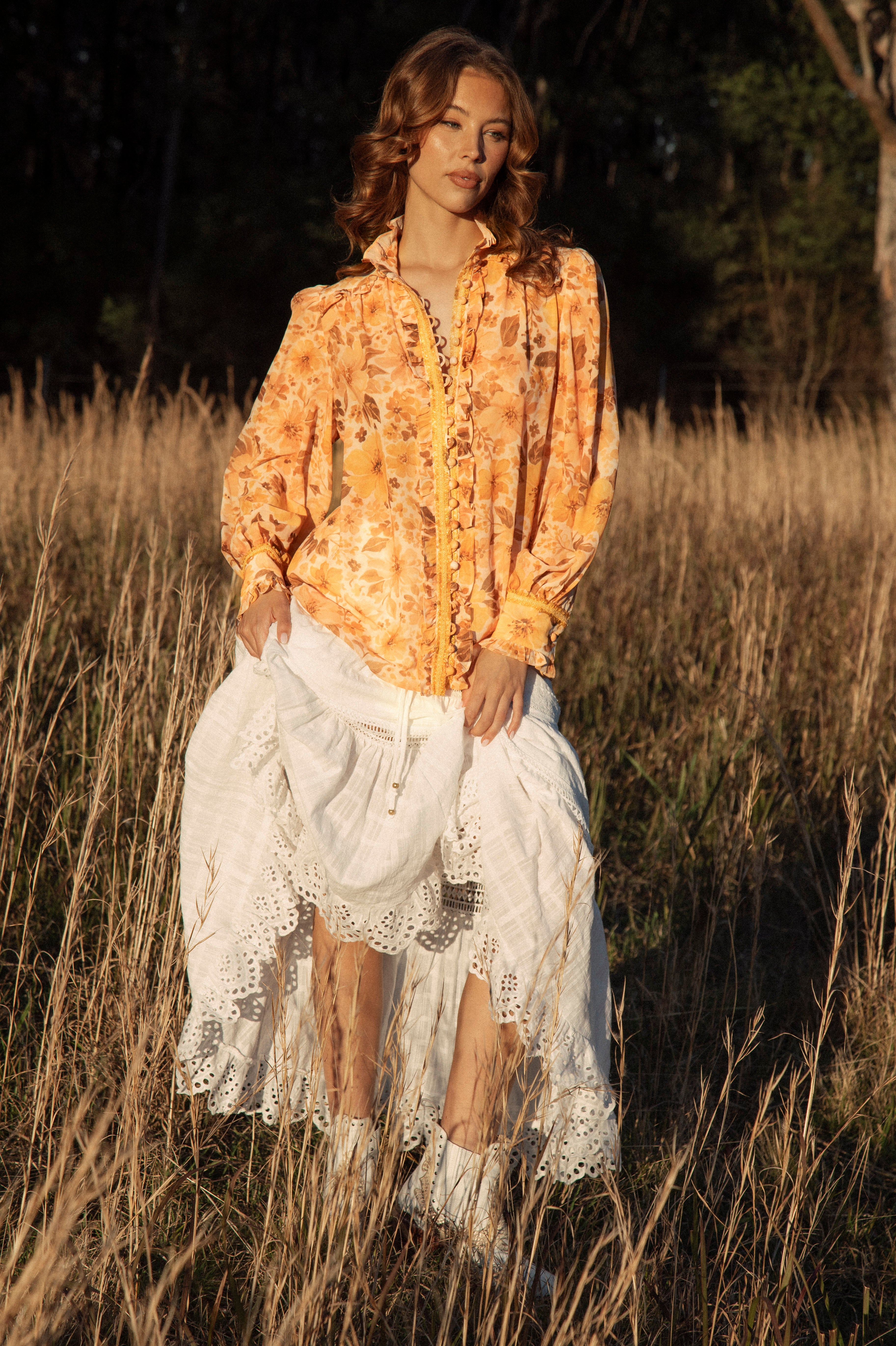 Saffron Dreams Blouse