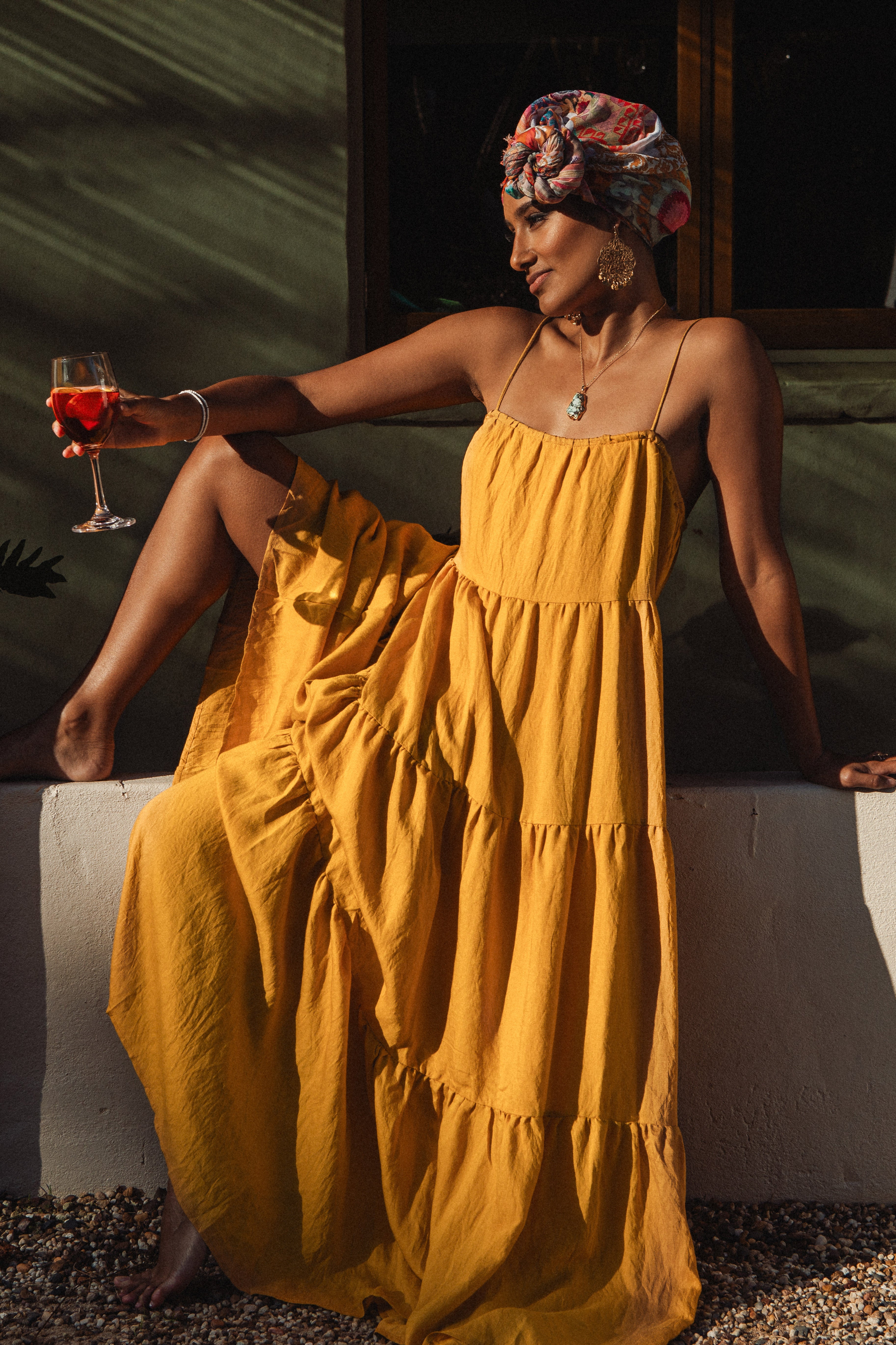 Natalia Maxi Dress - Marigold