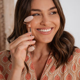 Floral Quartz Facial Roller