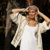 Palma Embroidered Shirt - Shell