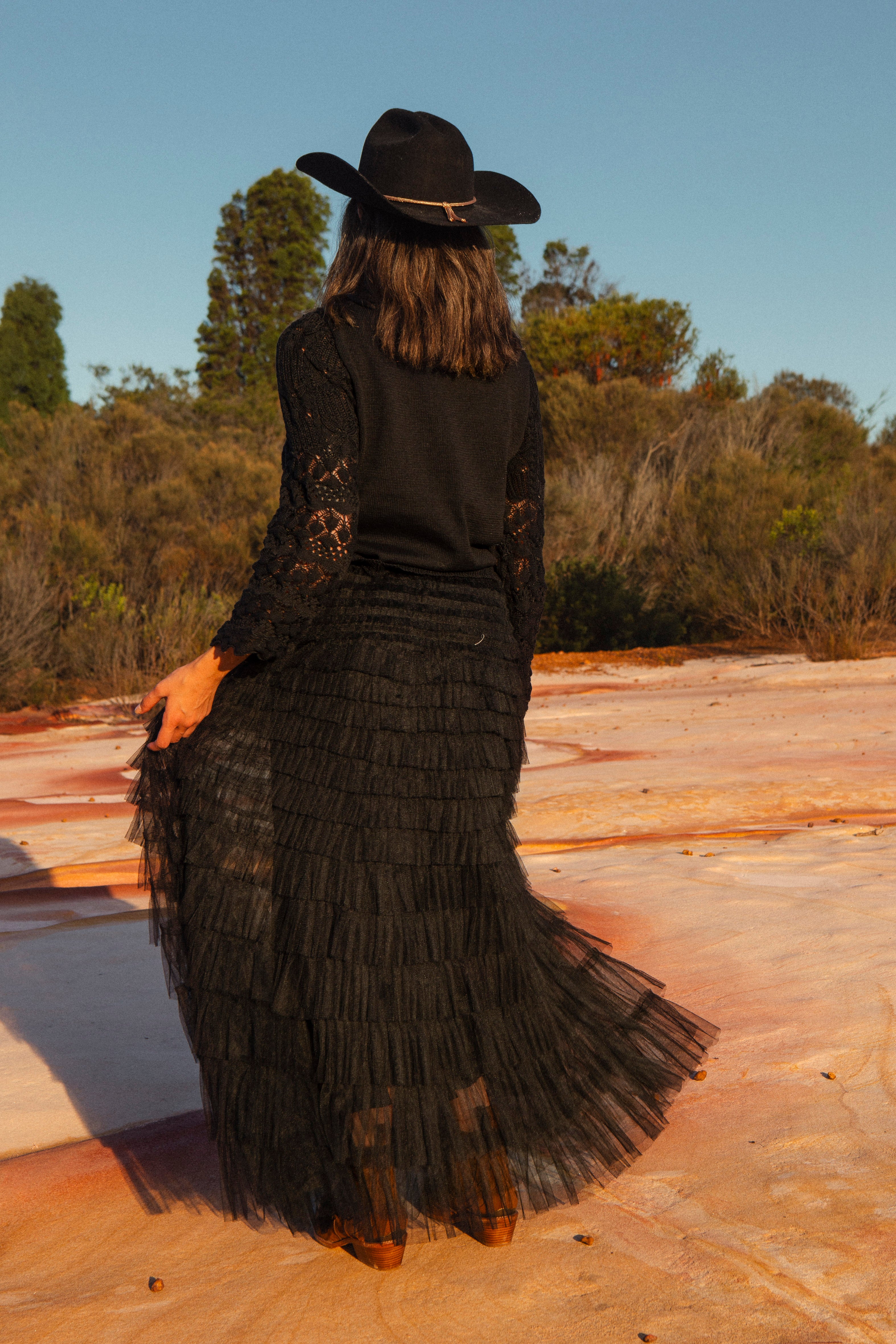 Carrie Tulle skirt - Raven