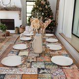 Canvas Tablecloth - Faded Grandeur