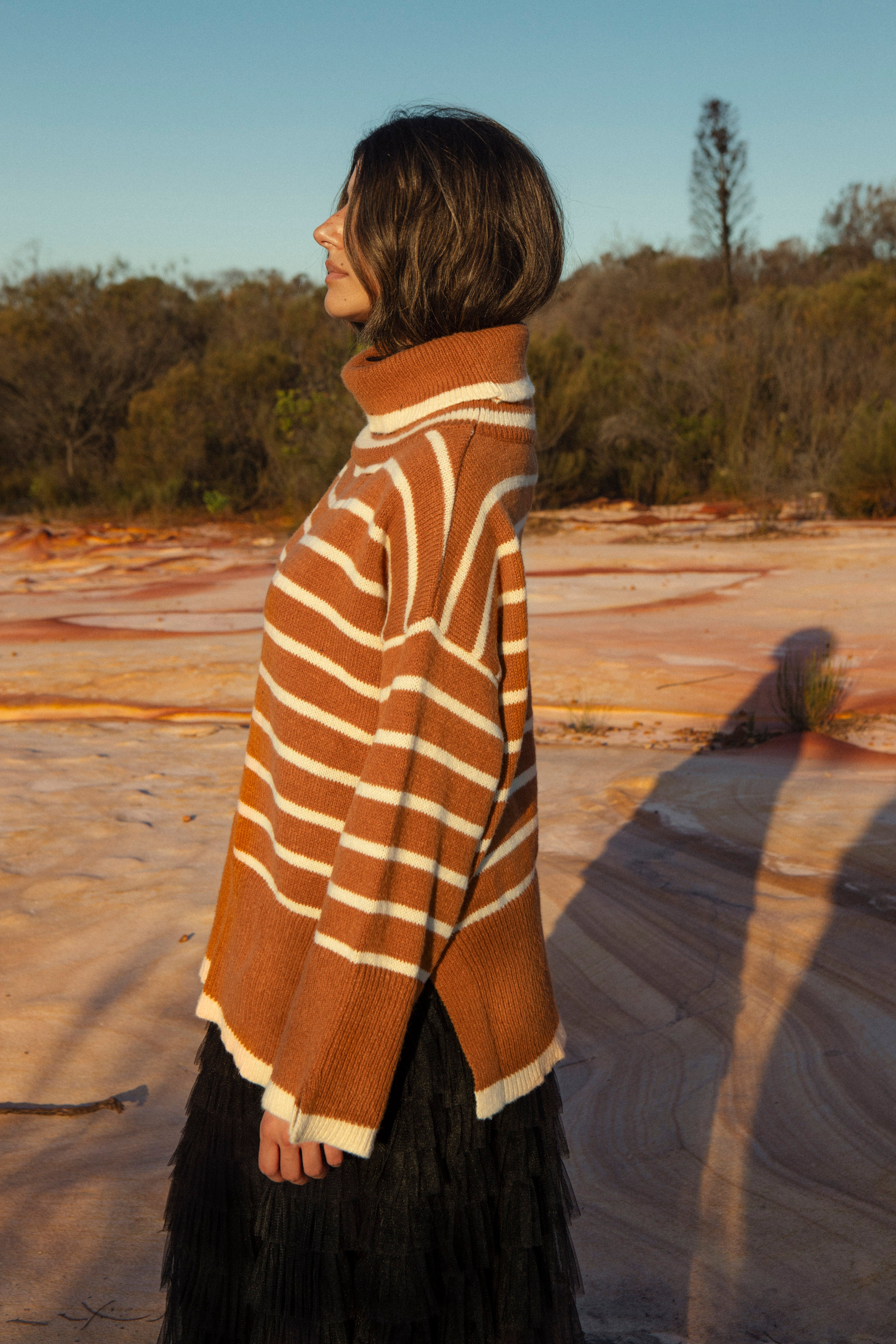 Sally Roll Neck Knit