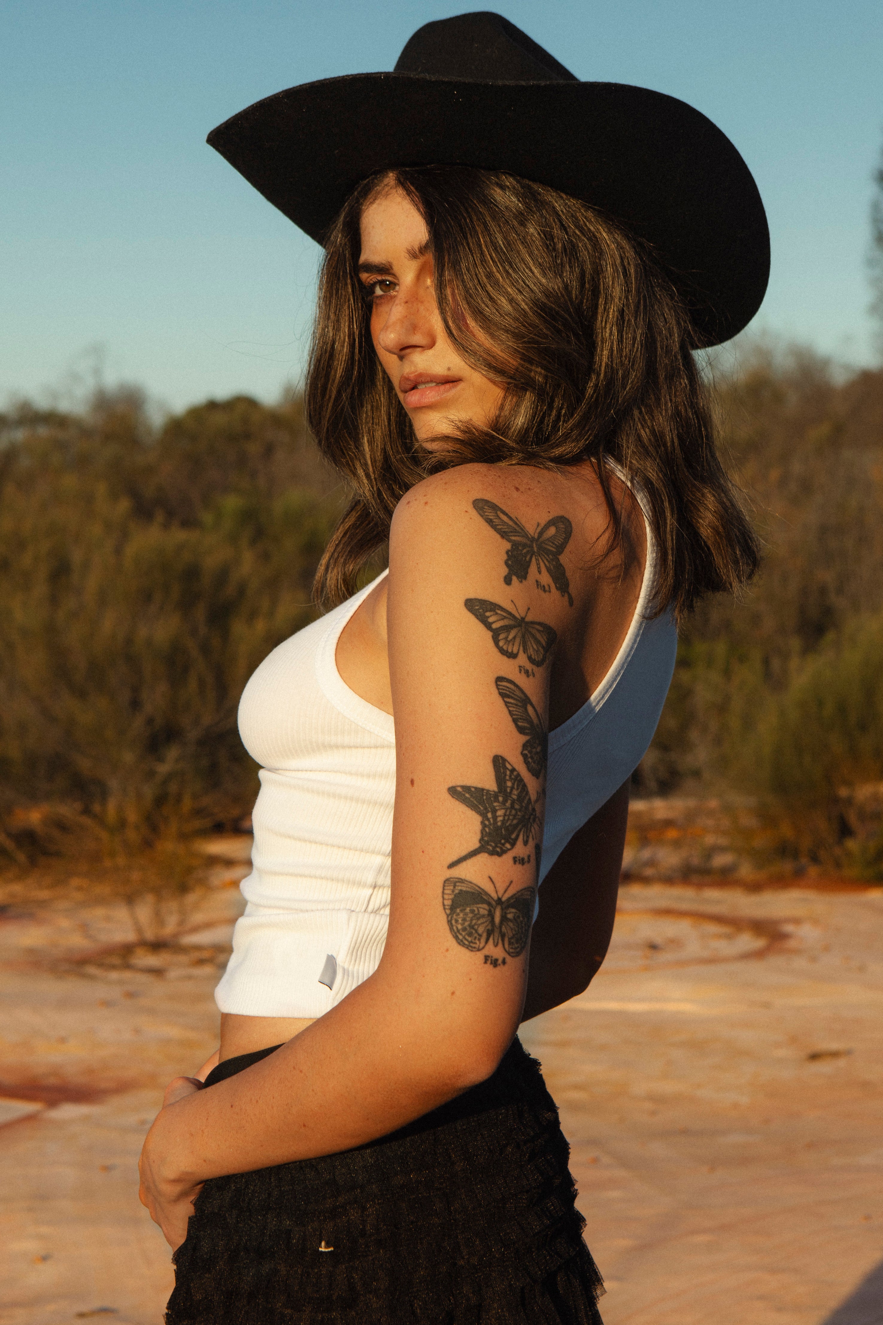 Eve Rib Baby Tank - White