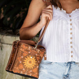Boho Sun Mini Cooler - Brown