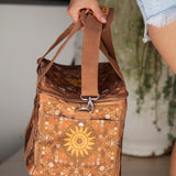 Boho Sun Mini Cooler - Brown