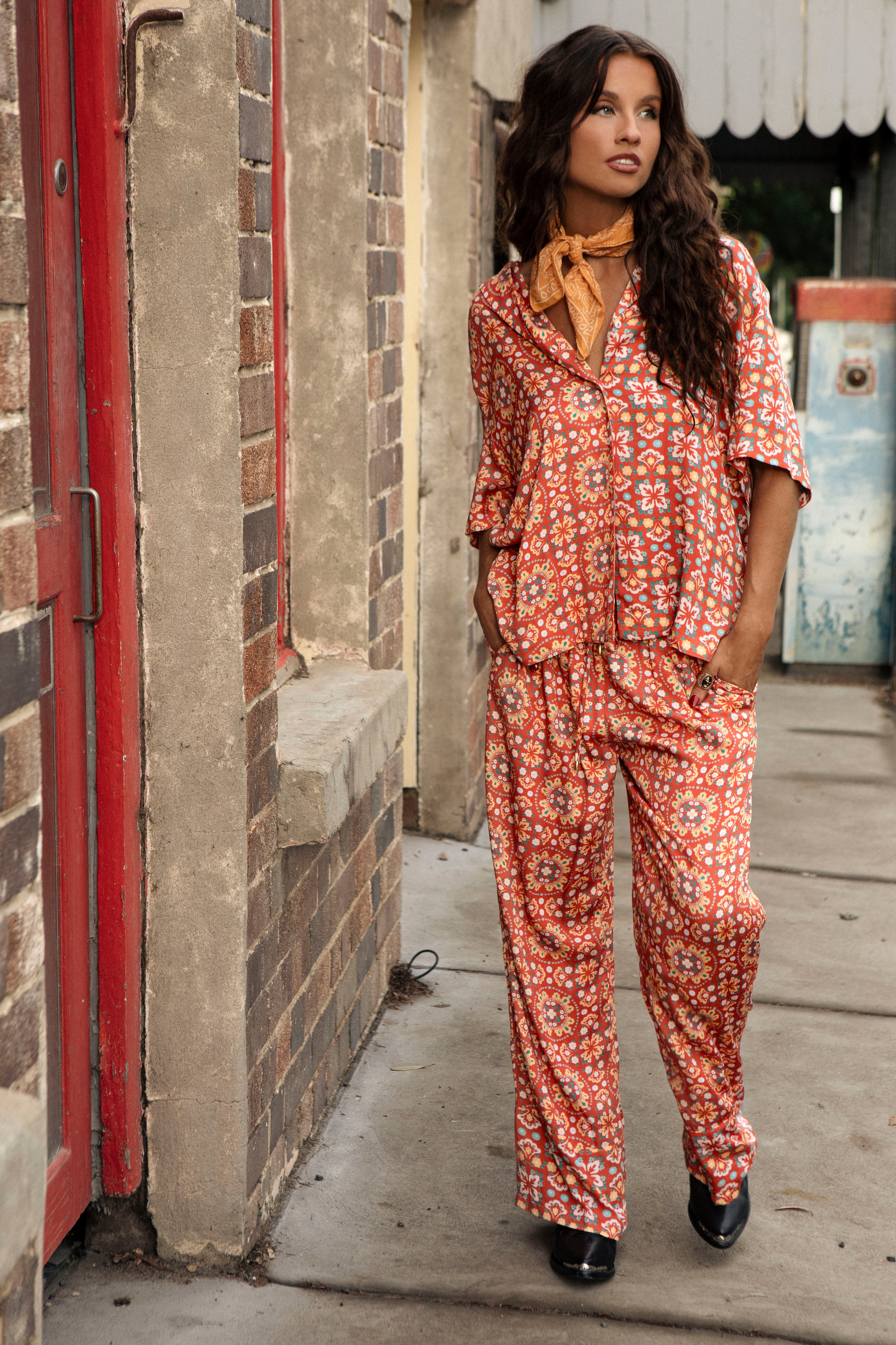 Palm Springs Pant - Medina Spice