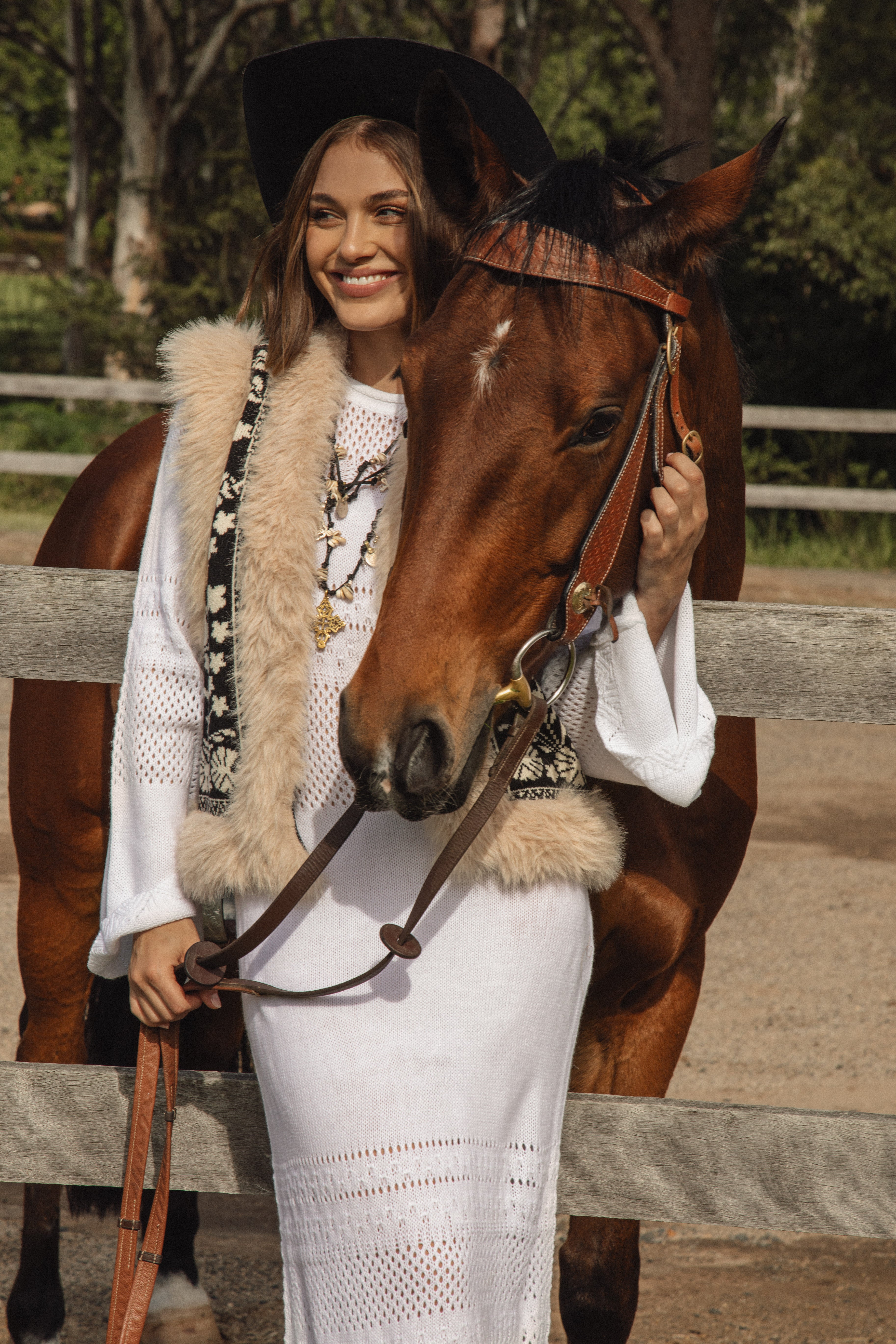 Cowgirl Vest - Black