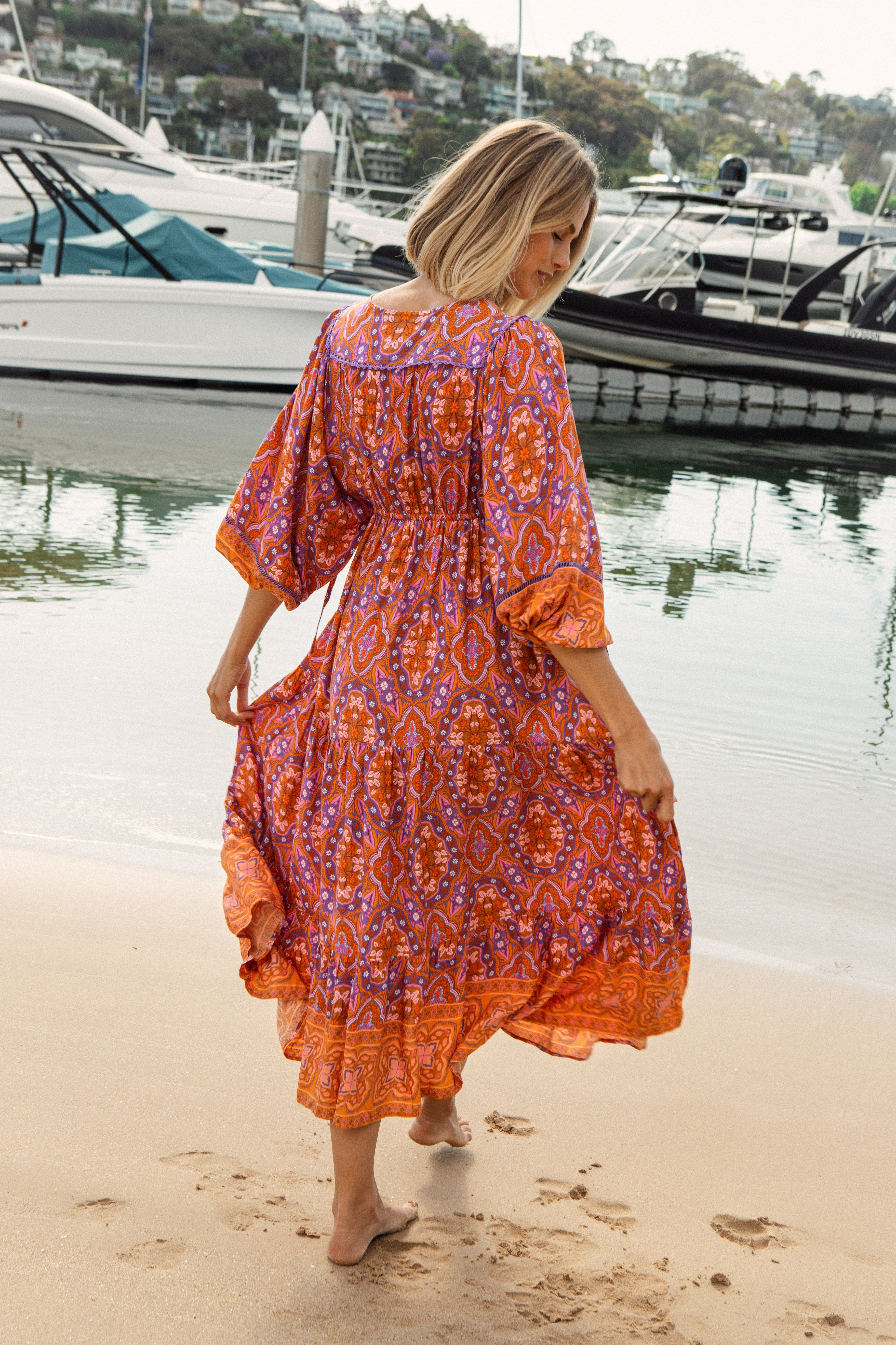 Sia Dress - Caribbean Sunset