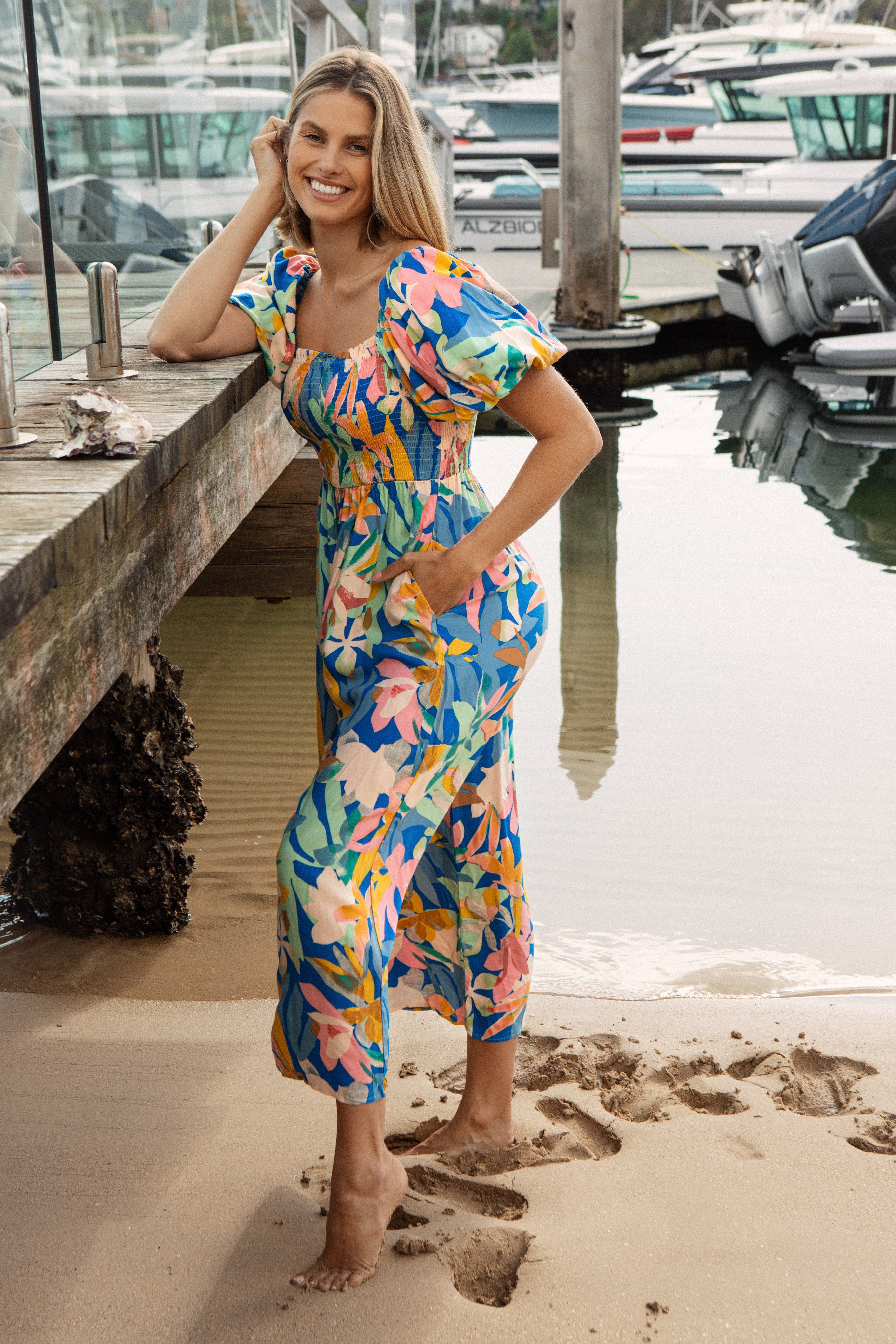 Sailors Jumpsuit - Mediterranean