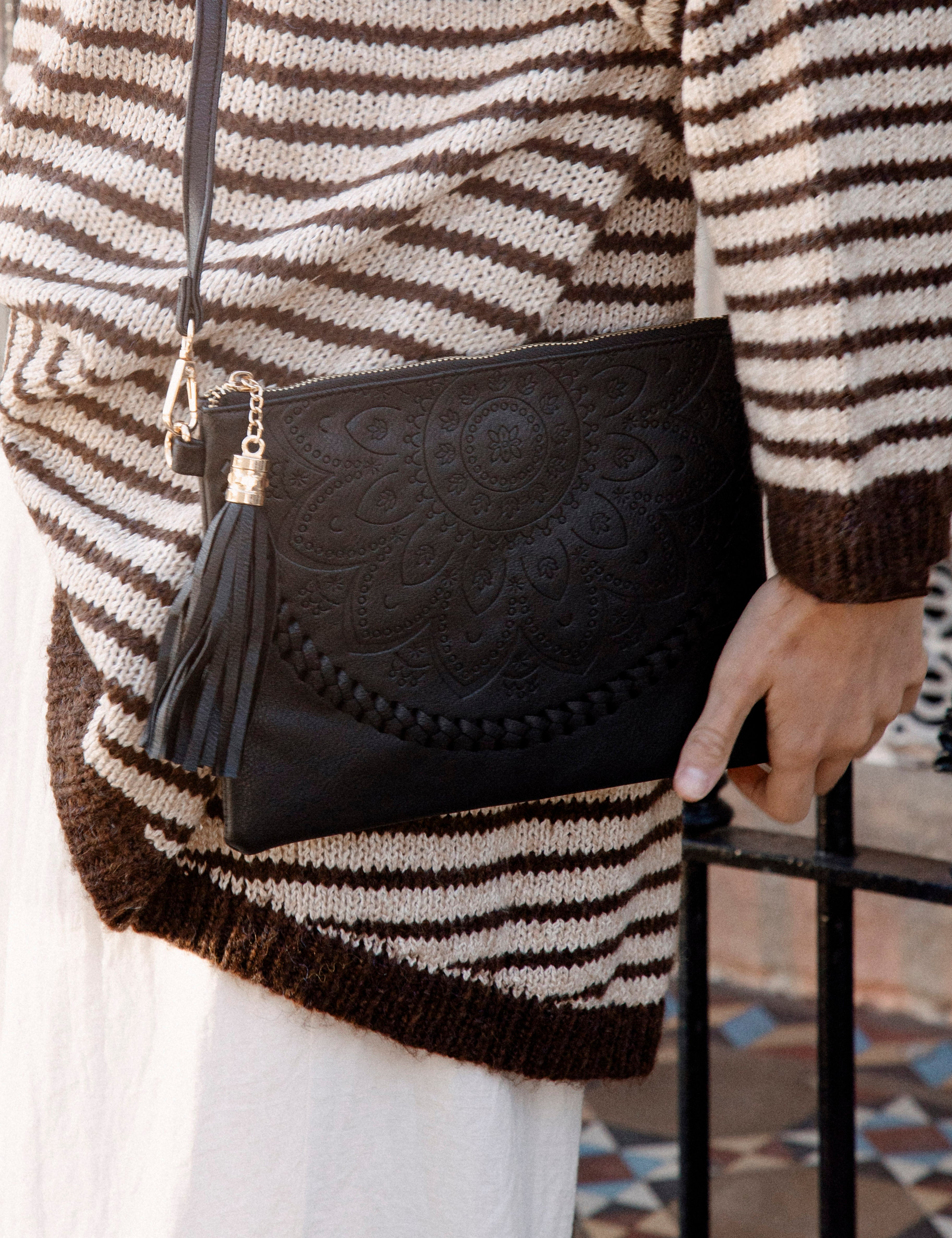 Boho Clutch - Black