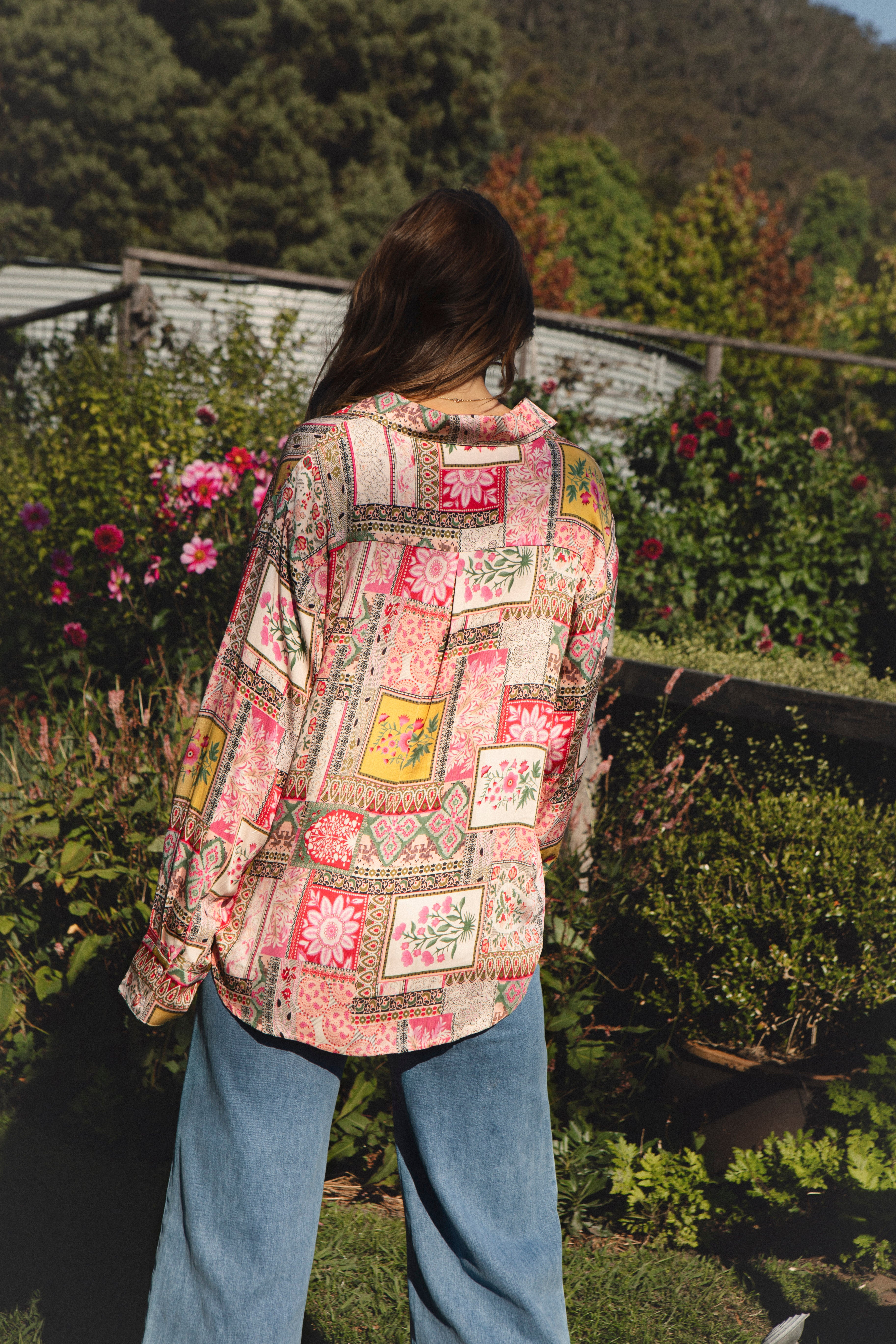 Patchwork Blouse - Dusk