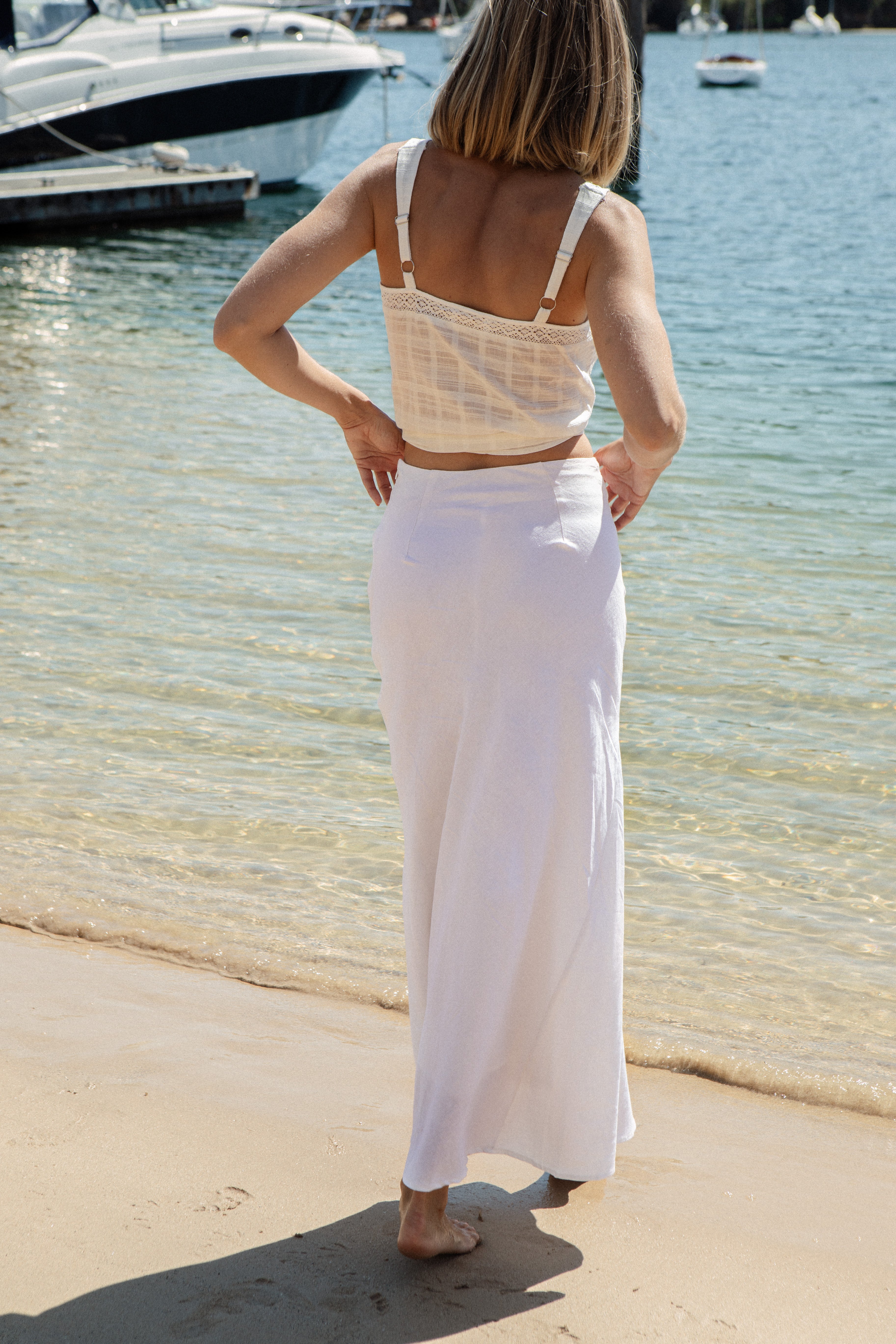 Sadie Maxi Skirt - Bisque
