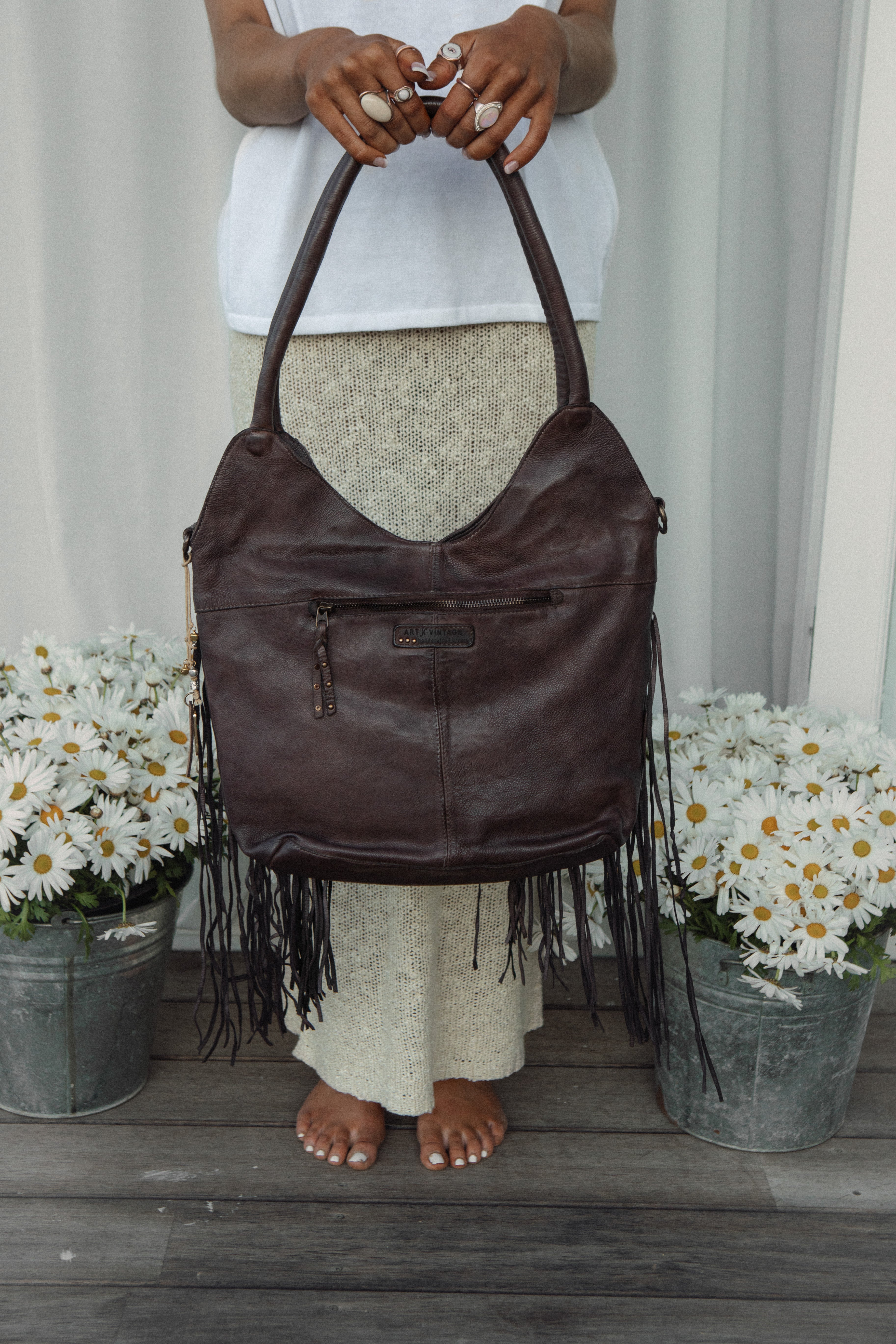Jenna Tote - Tobacco