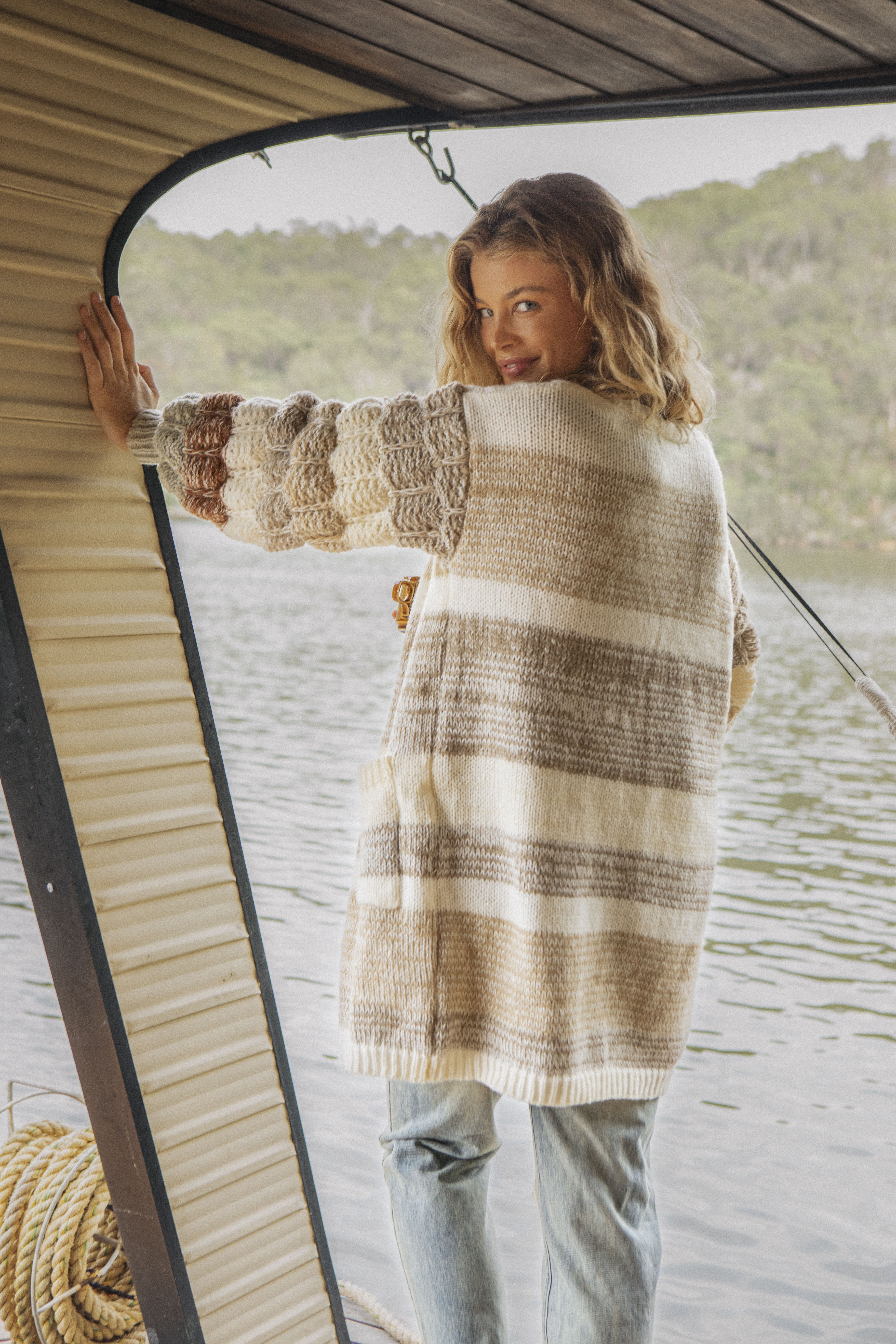 Vanilla Stripe Cardi