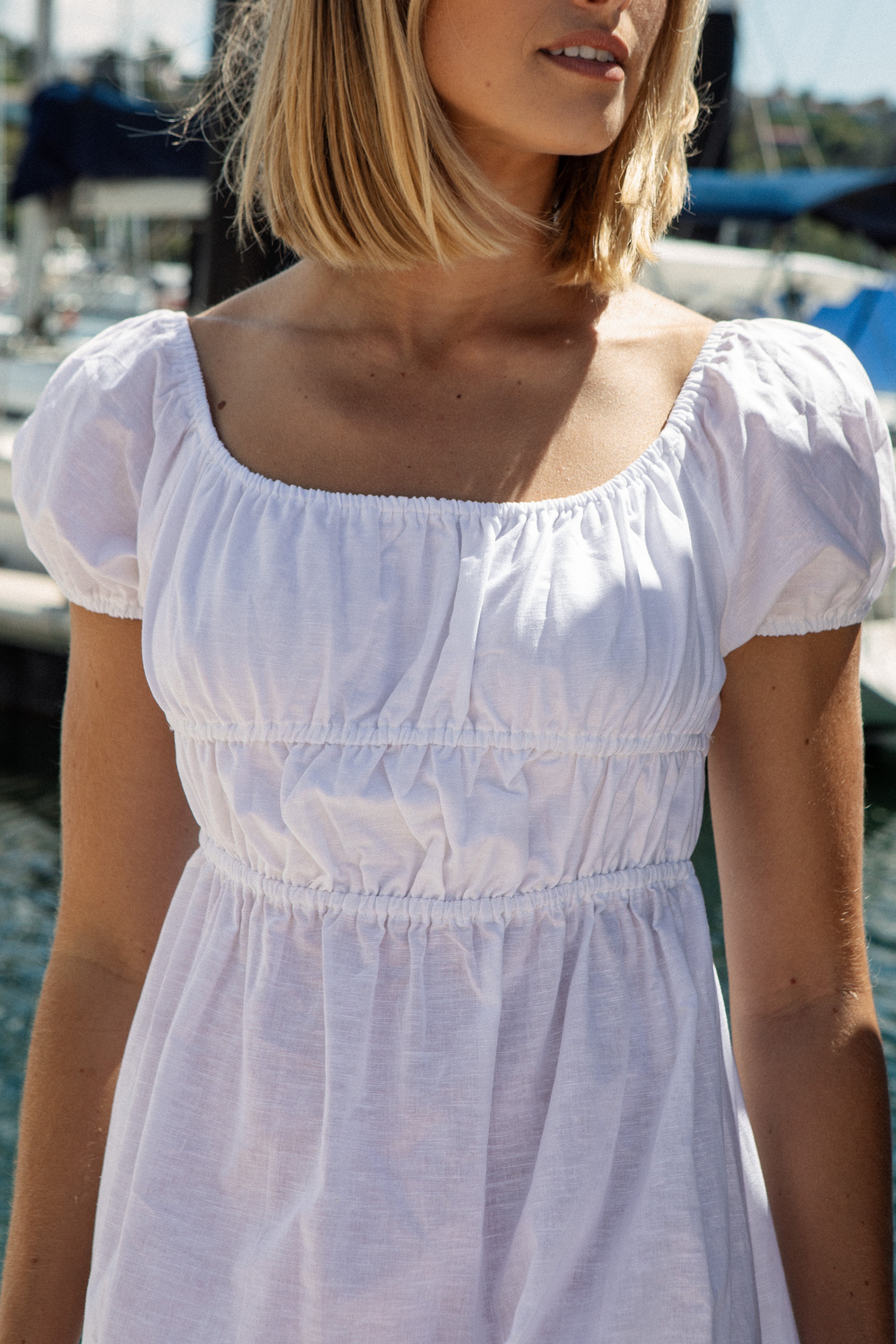 Cordelia Dress - White