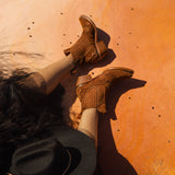 Traveller Boots - Tan Suede