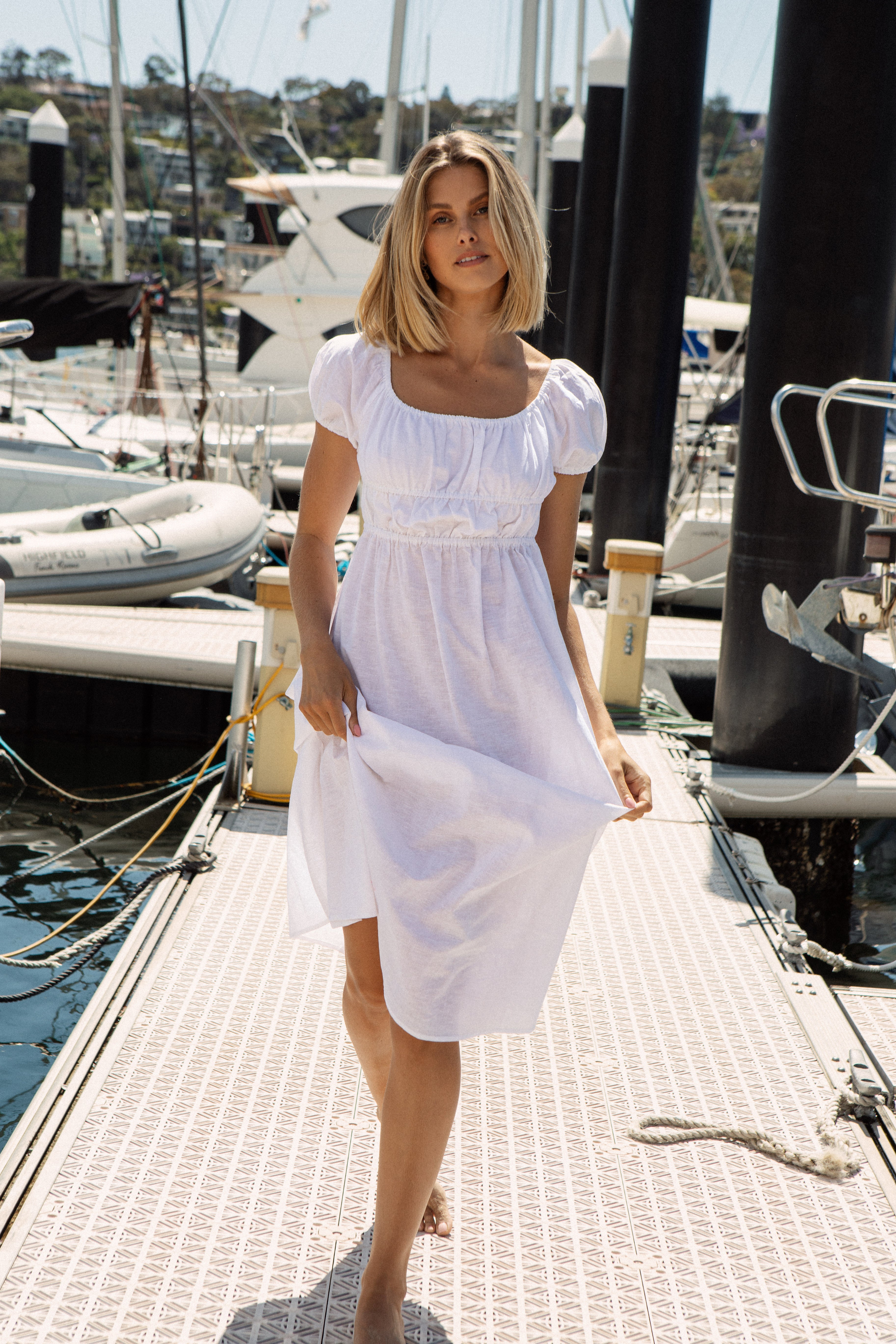 Cordelia Dress - White
