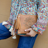 Free Spirit Clutch - Tan