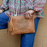 Free Spirit Clutch - Tan