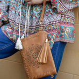 Free Spirit Clutch - Tan