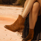Traveller Boots - Tan Suede