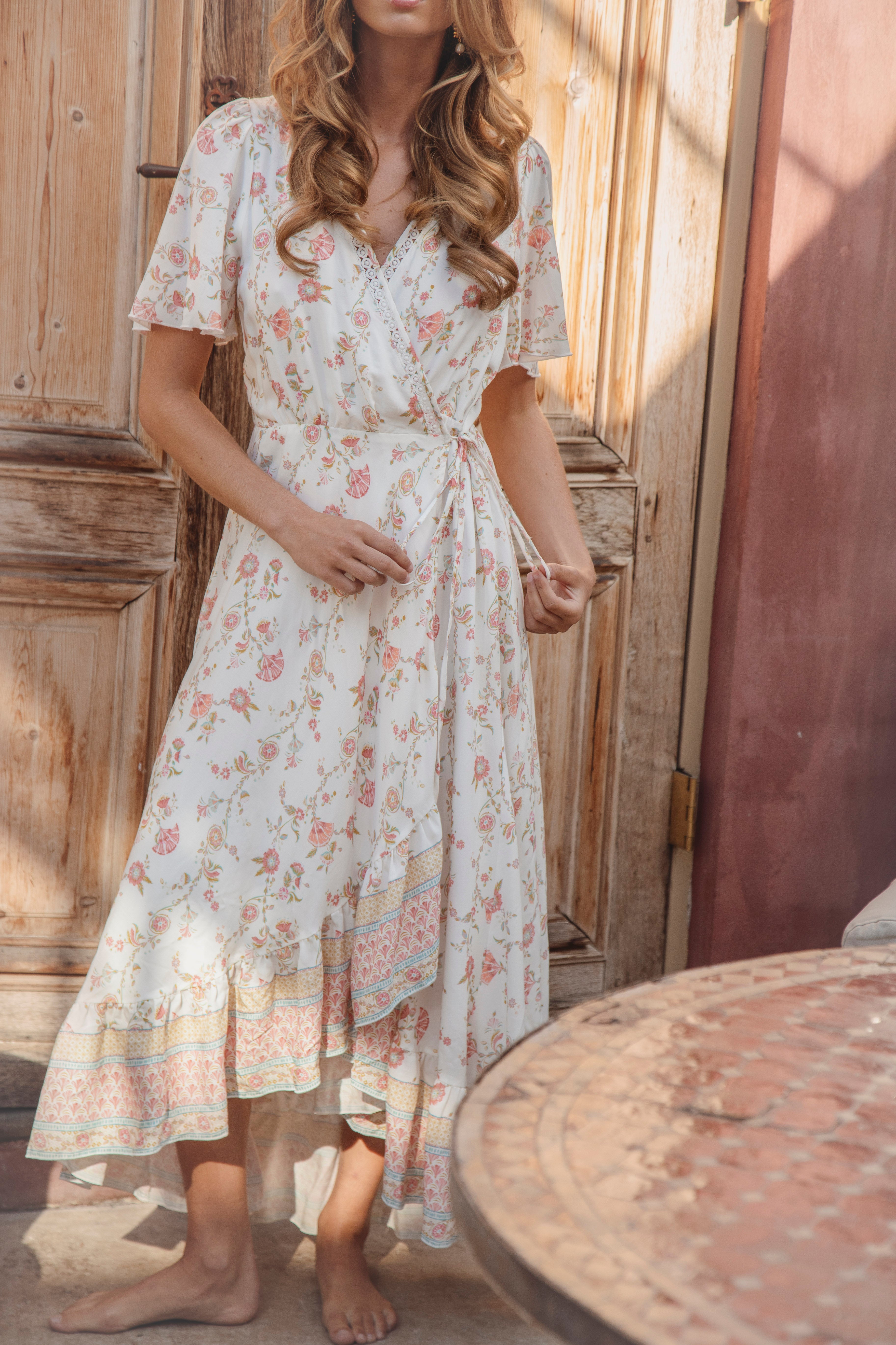 Chandelier Wrap Gown - Delilah